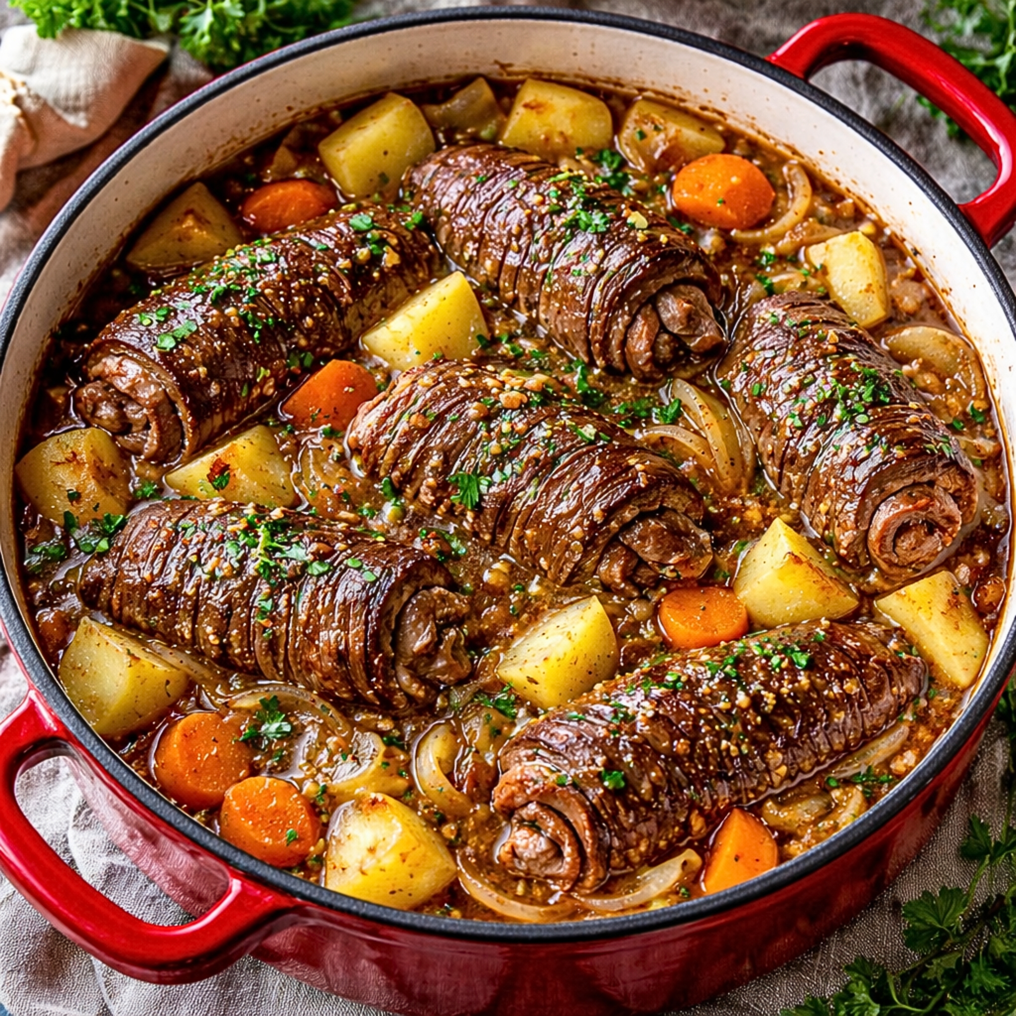 Rouladentopf im Backofen: Herzhaftes Familiengericht entdecken 3 Rouladentopf im Backofen: Herzhaftes Familiengericht entdecken