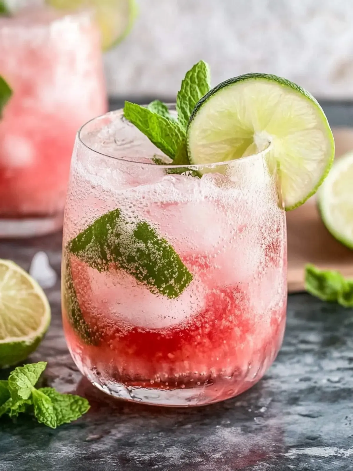 Erfrischende Wassermelonen-Limetten-Minze-Mocktails für den Sommer 3 Wassermelonen-Limetten-Minze-Mocktails