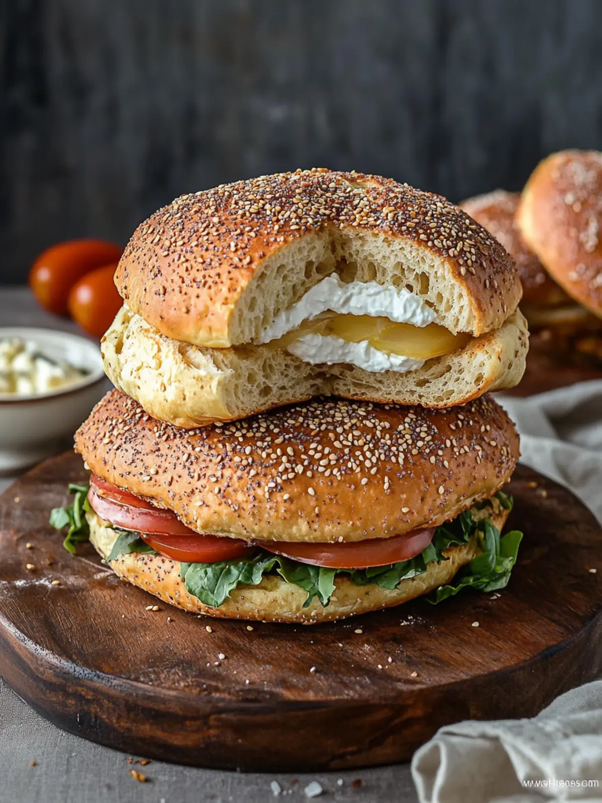 Hafer Bagels: Gesund und einfach selbstgemacht! 4 Hafer Bagels
