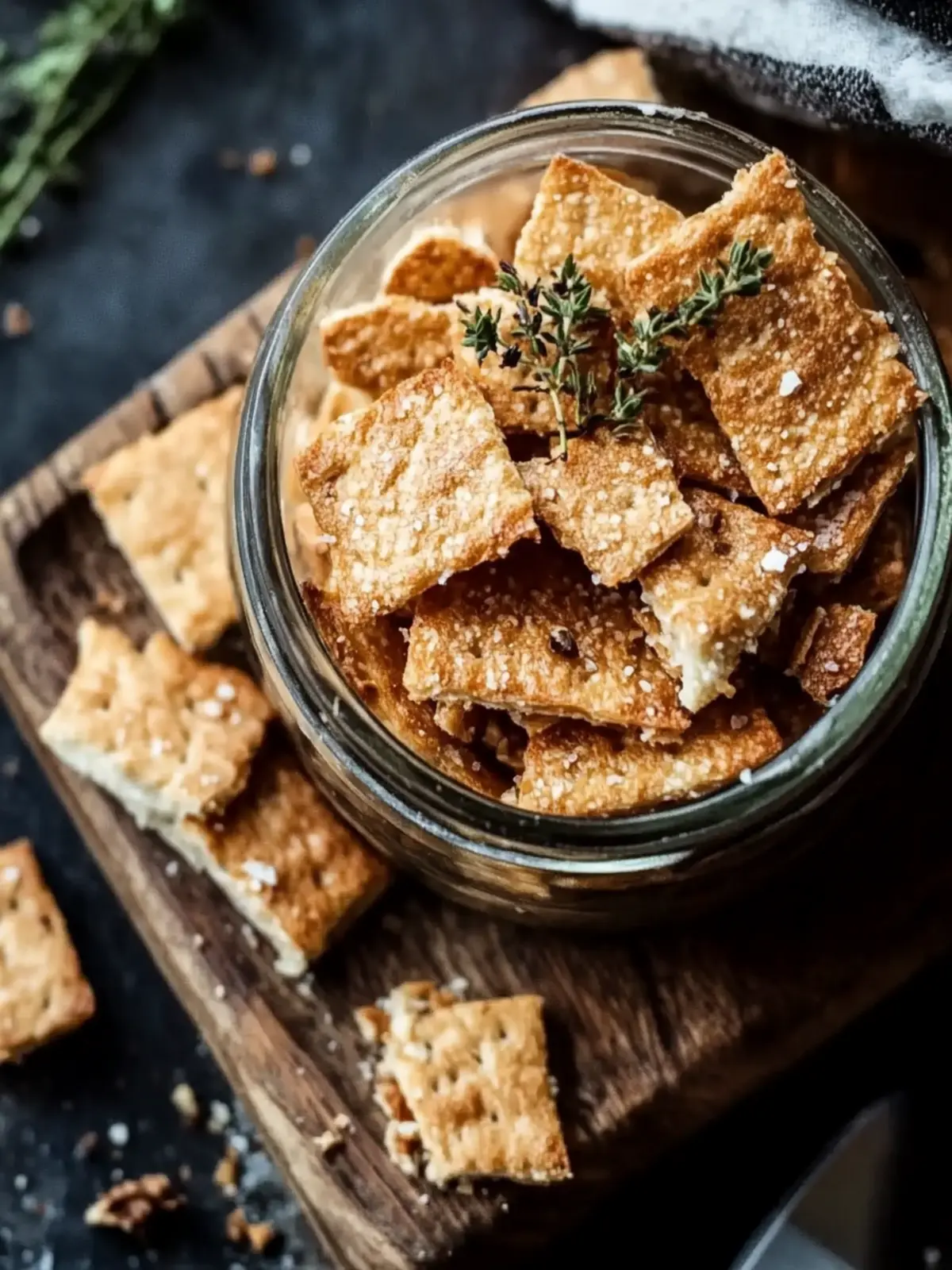 Krosse Sauerteig Käsecracker: Perfekte Snack-Energie für jeden Tag 4 Sauerteig Käsecracker
