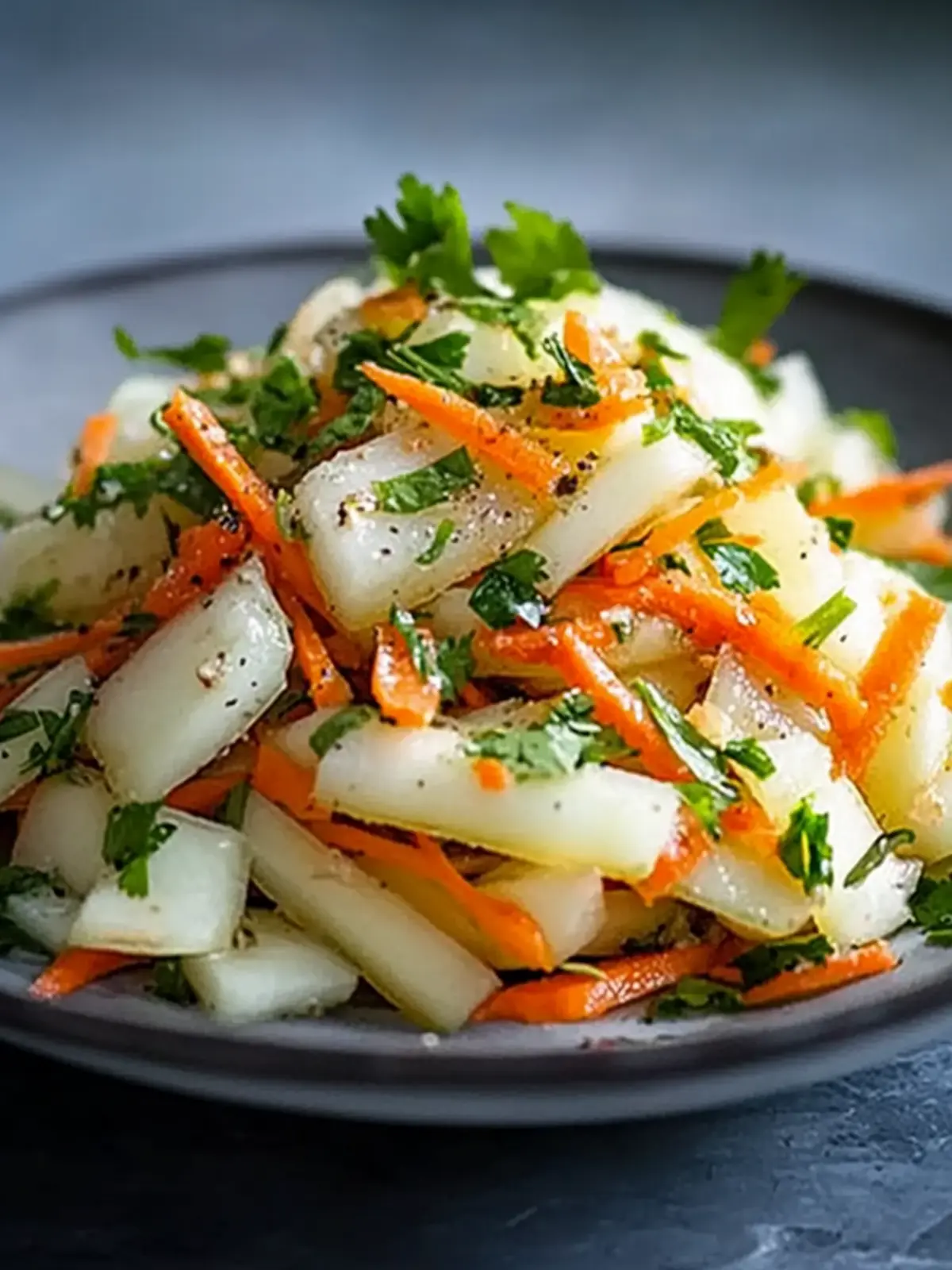 Kohlrabi Karottensalat Kräuter – Frisch und Gesund genießen 4 Kohlrabi Karottensalat Kräuter