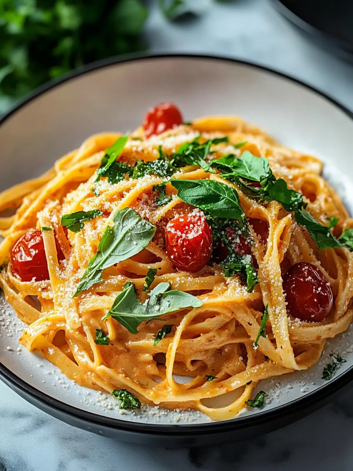Cremige vegane Pasta mit getrockneten Tomaten für Schnelle Küche 4 Cremige vegane Pasta mit getrockneten Tomaten
