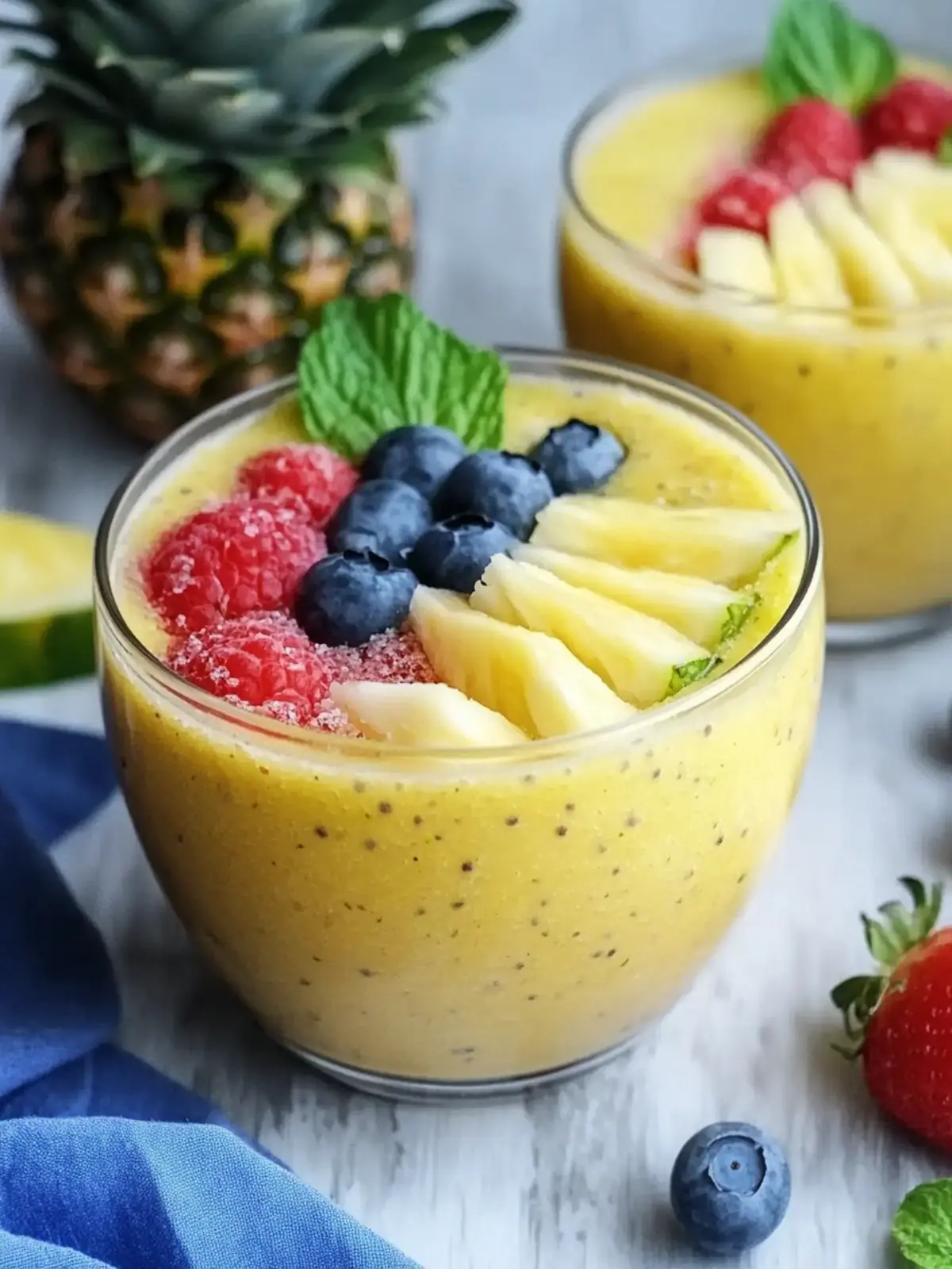 Erfrischende Smoothie-Schüssel Rezept: Gesund und Lecker! 2 Smoothie-Schüssel Rezept