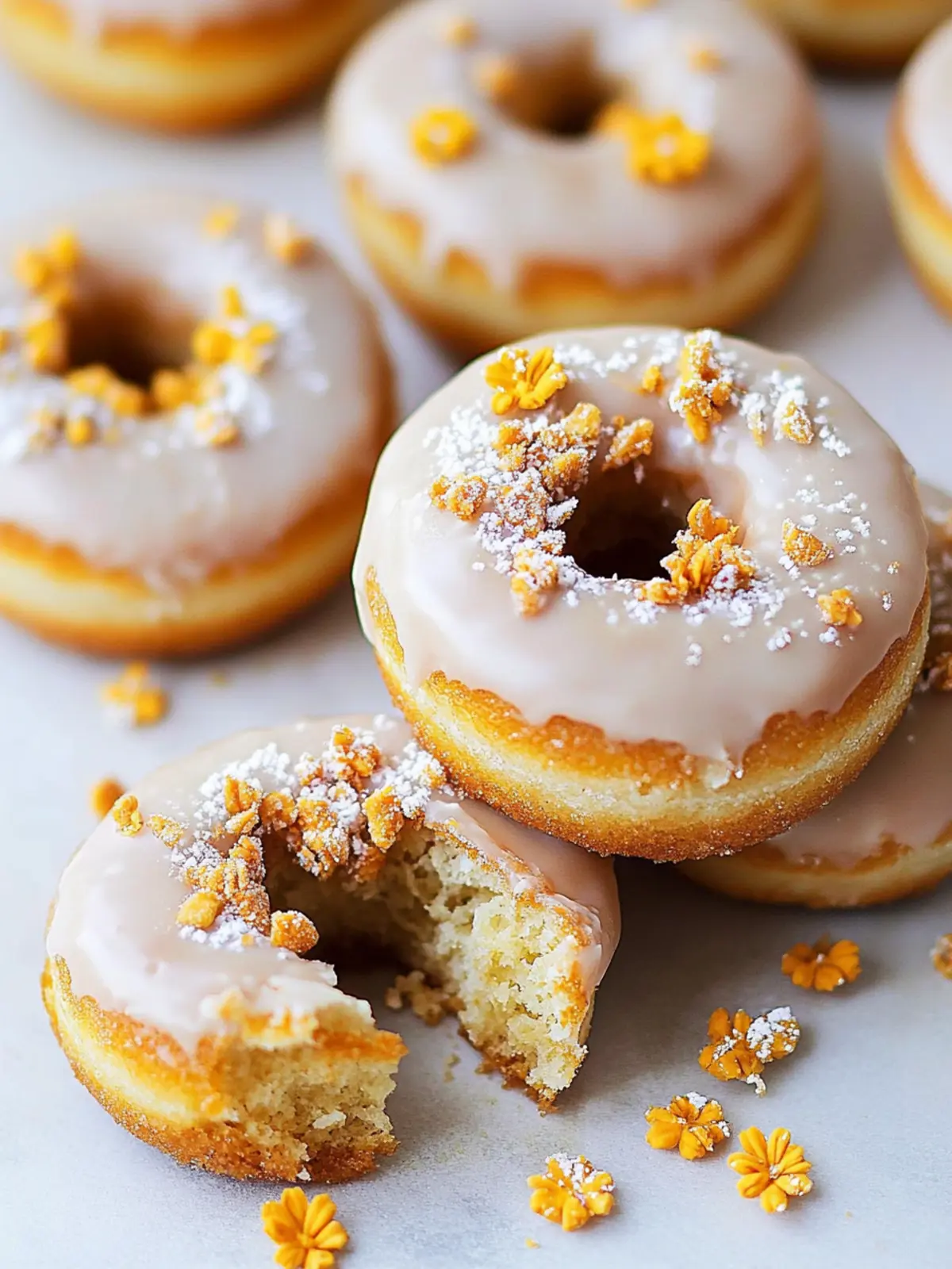 Karottenkuchen-Donuts mit Lebkuchengeschmack – Gesund genießen 4 Karottenkuchen-Donuts mit Lebkuchengeschmack