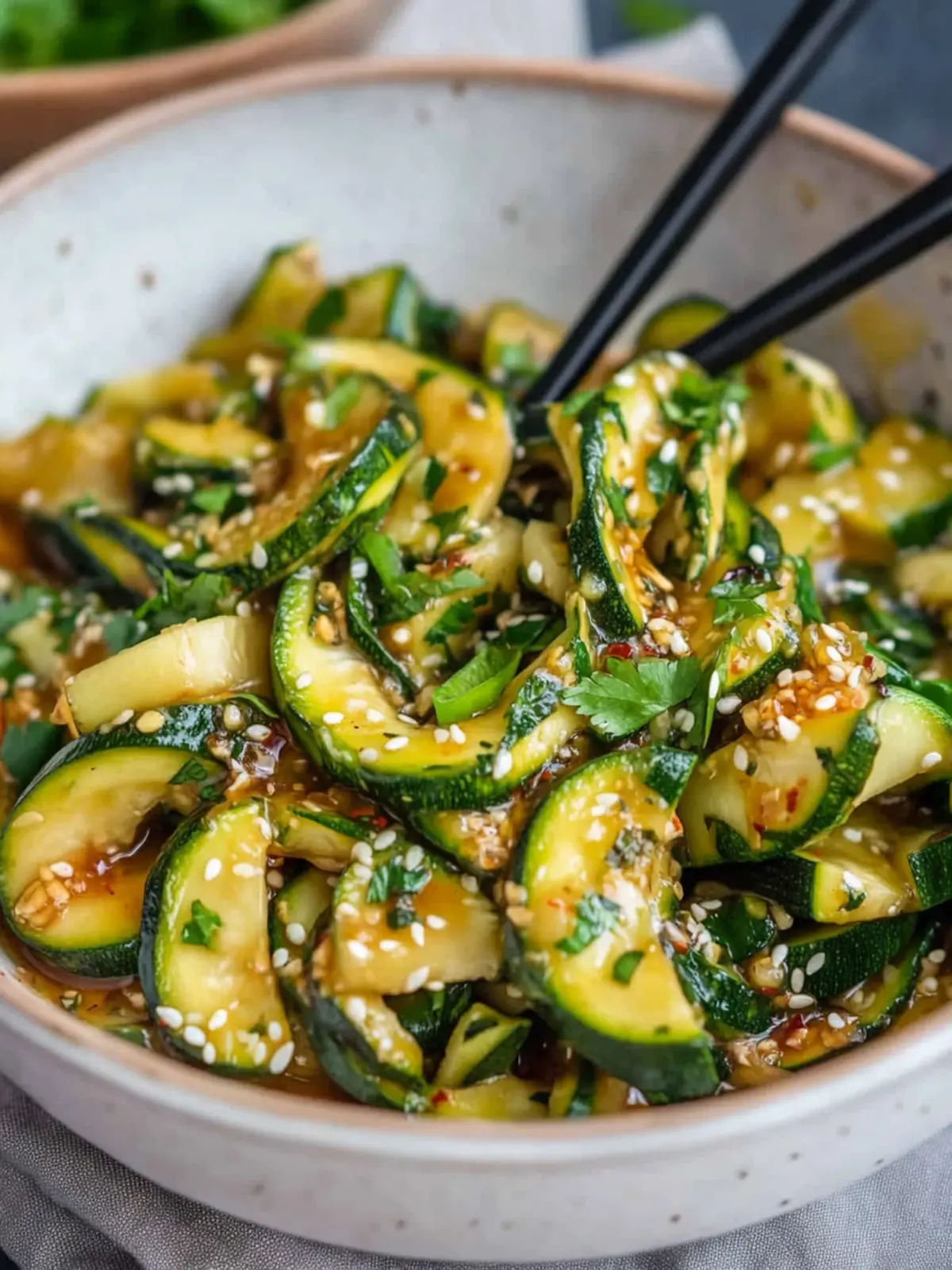 Würzige Knoblauch-Chinesische Zucchini Rezept für Genussmomente 3 Würzige Knoblauch-Chinesische Zucchini Rezept