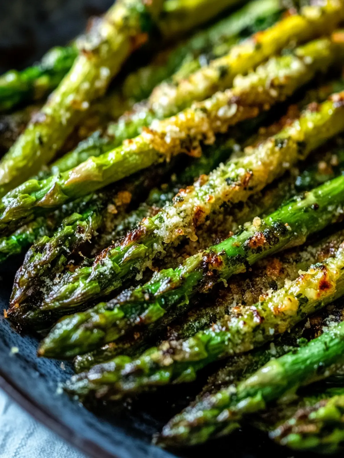 Knuspriger Parmesan Spargel aus dem Ofen – Gesund genießen! 2 Crispy Parmesan Asparagus from the oven