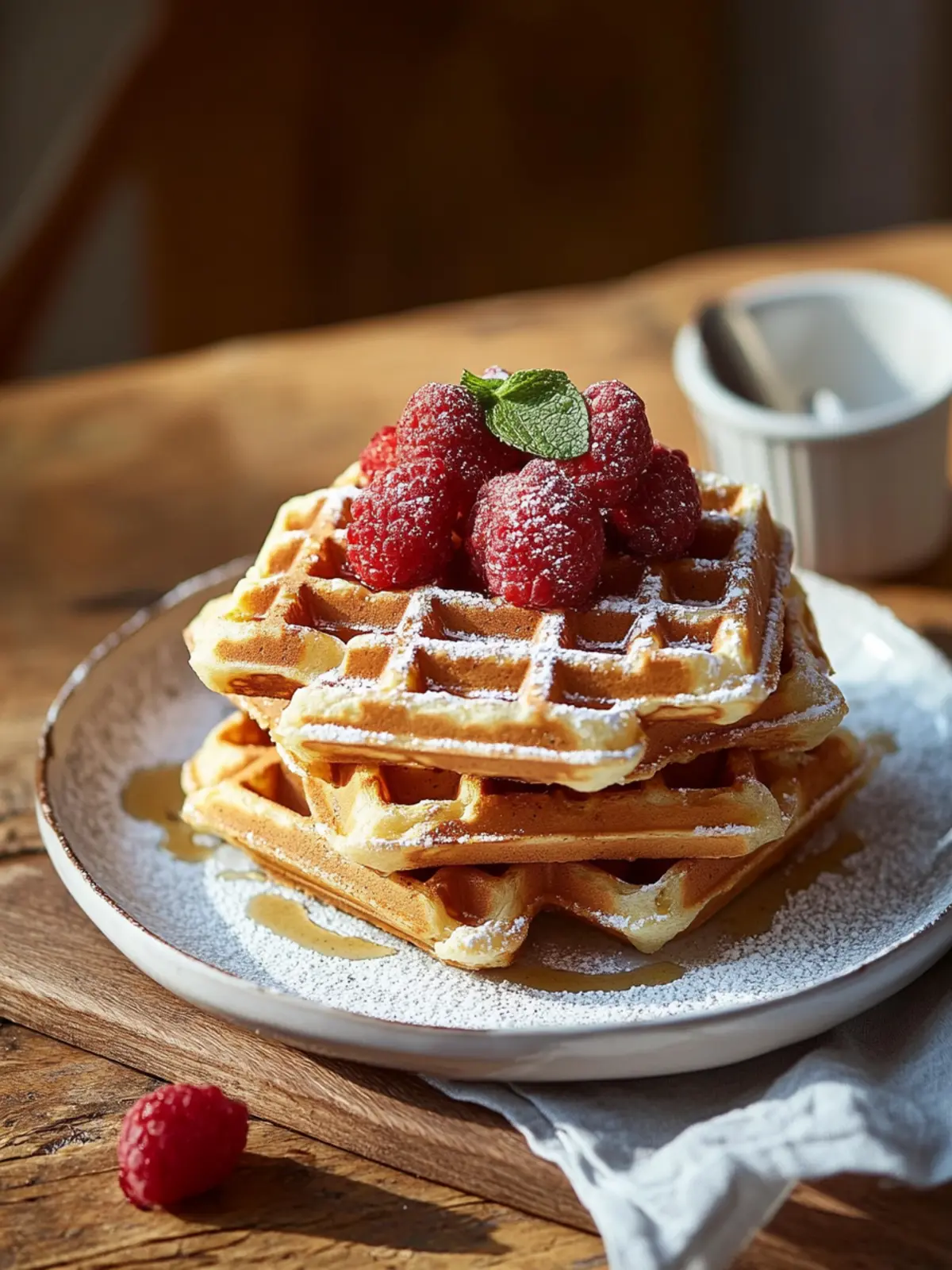 Belgische Waffeln Rezept Fluffig