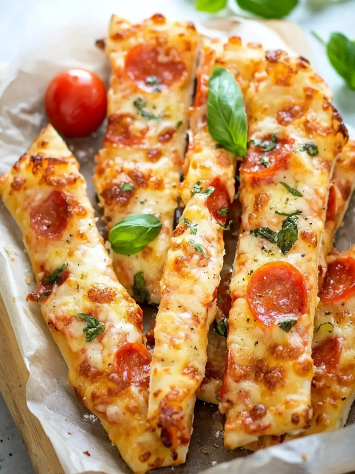 Krosse Pizzastäbchen für perfekte Snack-Momente 4 Pizzastäbchen