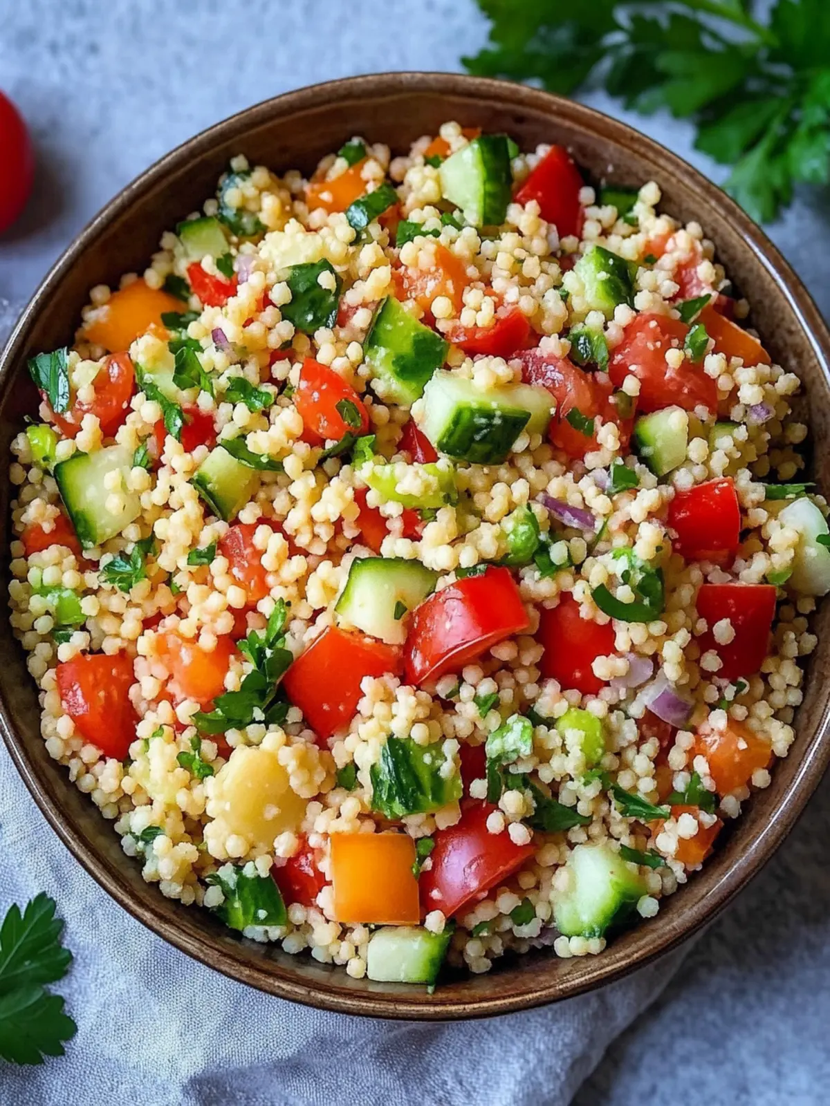 Couscous-Salat einfaches Rezept für frische Sommer-Genüsse 3 Couscous-Salat einfaches Rezept