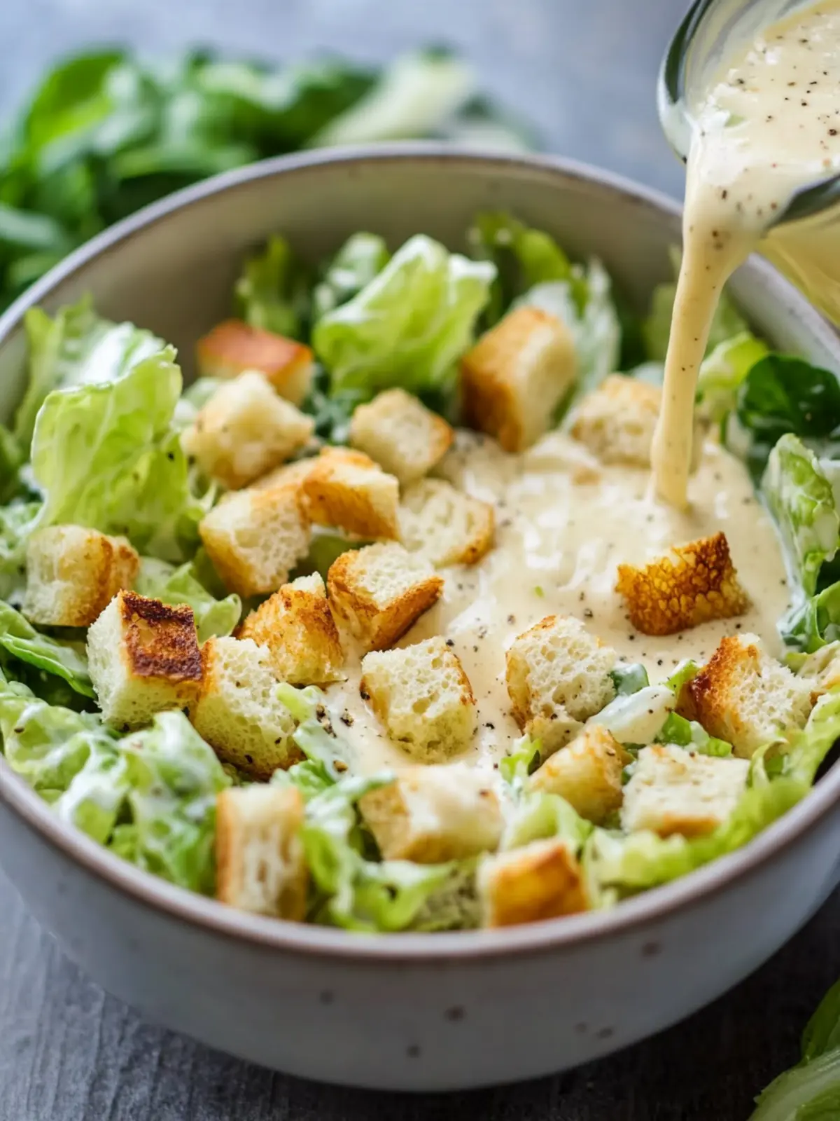 Hausgemachte Caesar Dressing Rezept – Cremig in 10 Minuten 3 Hausgemachte Caesar Dressing Rezept