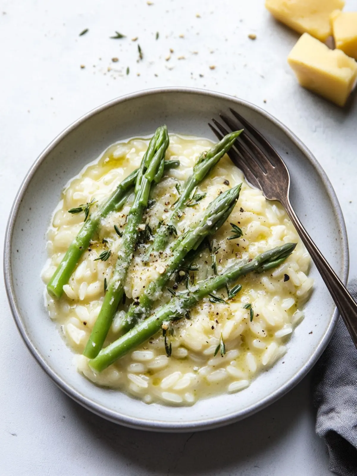 Cremiges Spargelrisotto: Schnelle Freude für Frühlingsabende 3 Cremiges Spargelrisotto