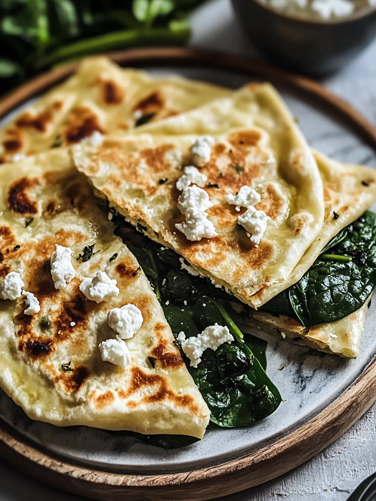 Gözleme - Teigfladen mit Spinat und Feta für jeden Anlass 3 Gözleme - Teigfladen mit Spinat und Feta