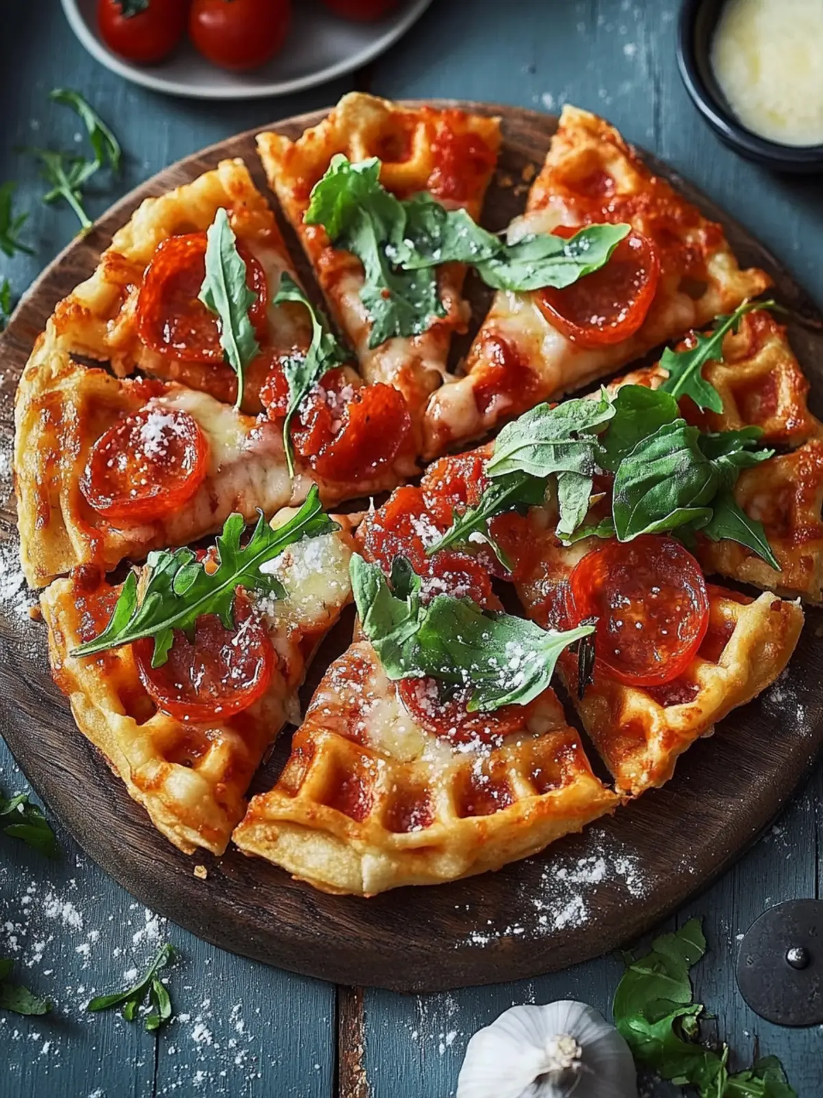 Pizzawaffeln für Abendessen: Schnell & Lecker für jeden! 2 Pizzawaffeln für Abendessen