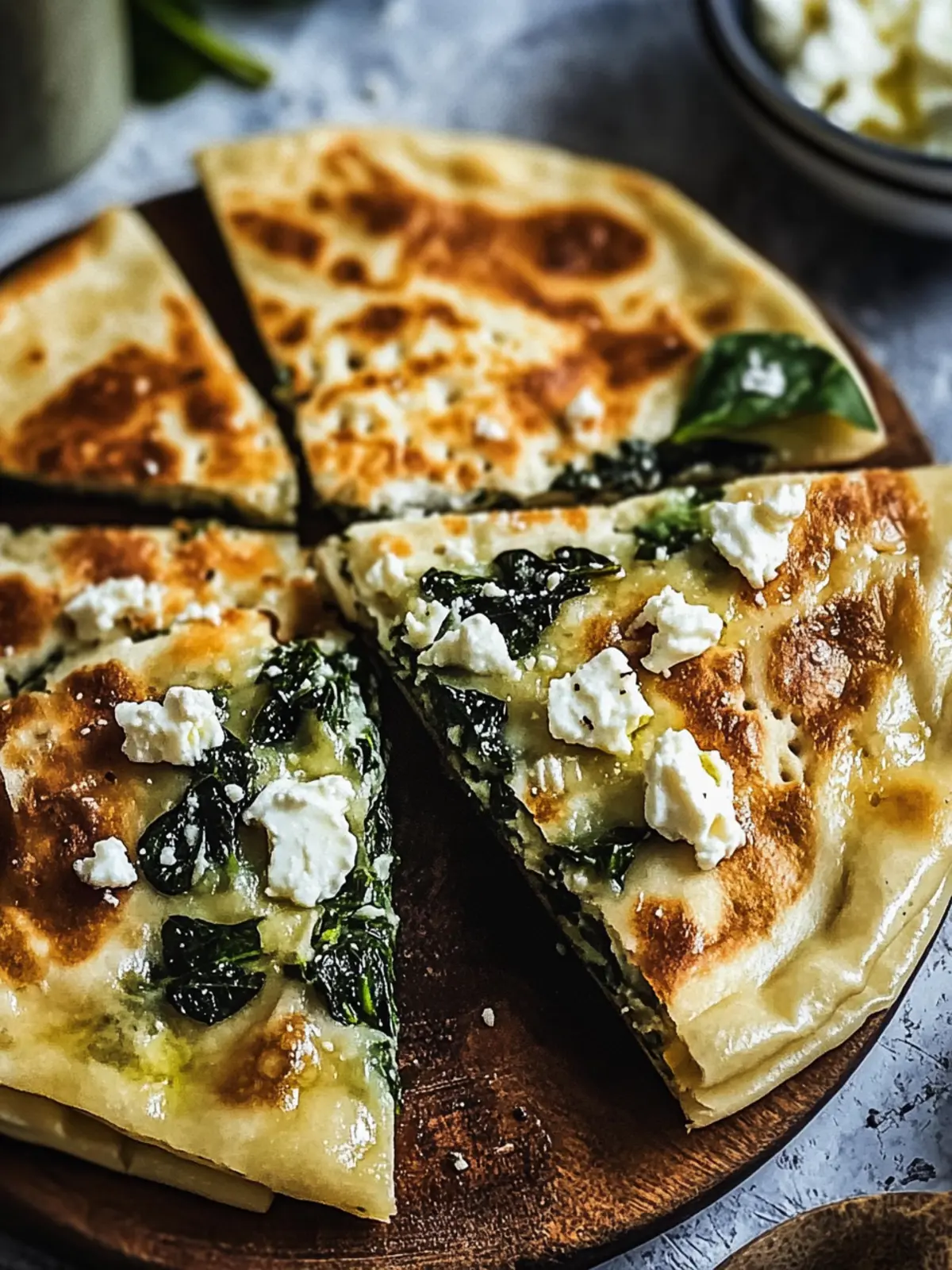 Gözleme - Teigfladen mit Spinat und Feta für jeden Anlass 2 Gözleme - Teigfladen mit Spinat und Feta