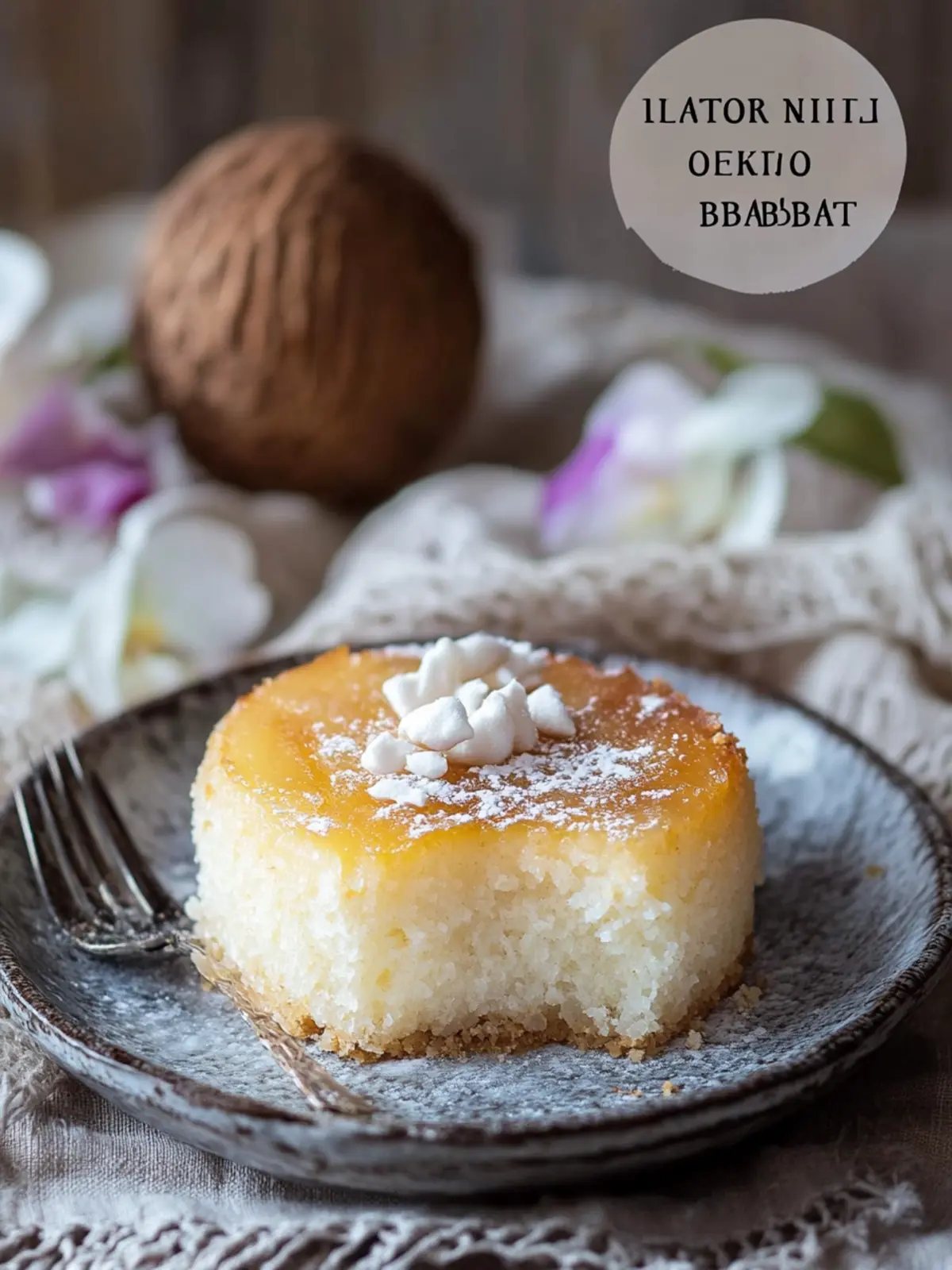 Kleiner Kokoskuchen (Wingko Babat) – Ein köstlicher Genuss 4 Kleiner Kokoskuchen (Wingko Babat)