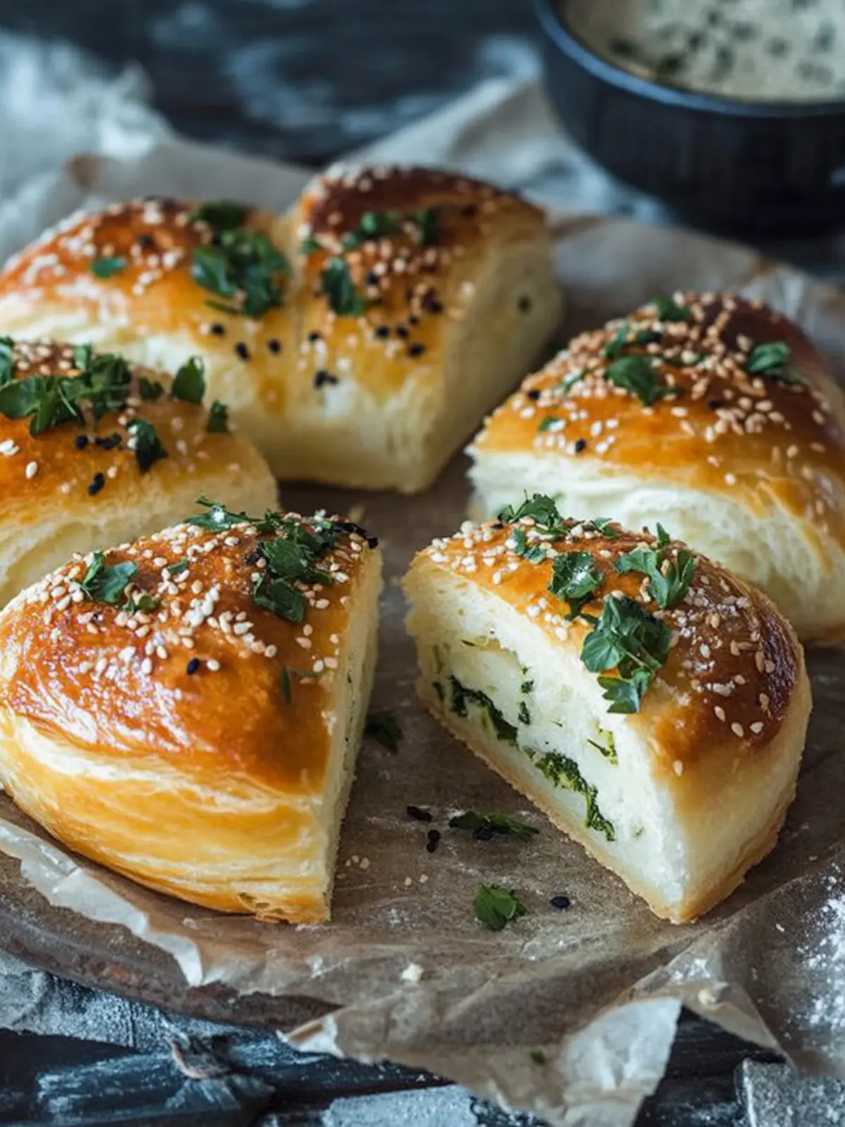 Schinken-Käse-Hörnchen mit Blätterteig: Einfach unwiderstehlich! 2 Schinken-Käse-Hörnchen mit Blätterteig
