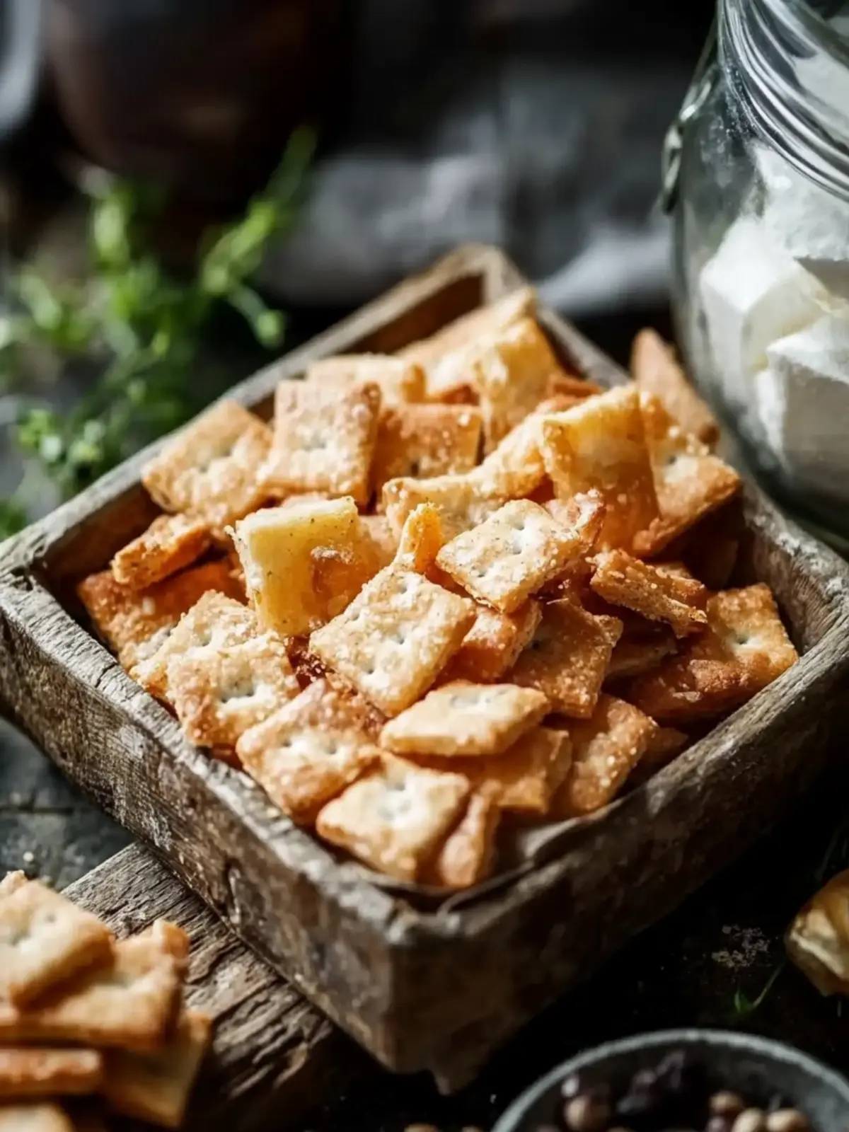 Krosse Sauerteig Käsecracker: Perfekte Snack-Energie für jeden Tag 2 Sauerteig Käsecracker