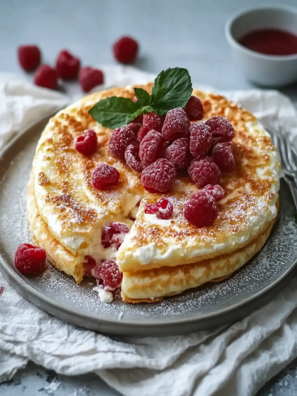 Quark Pfannkuchen ohne Mehl proteinreich & unwiderstehlich fluffy 2 Quark Pfannkuchen ohne Mehl proteinreich