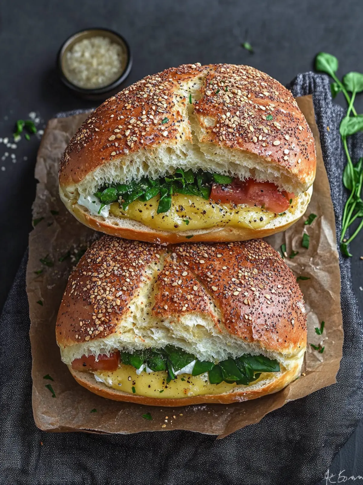 Hafer Bagels: Gesund und einfach selbstgemacht! 2 Hafer Bagels