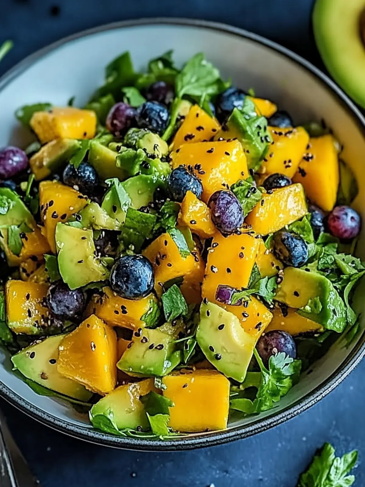 Mango-Avocado-Salat: Sommerfrische für dein Grillfest 5 Mango-Avocado-Salat