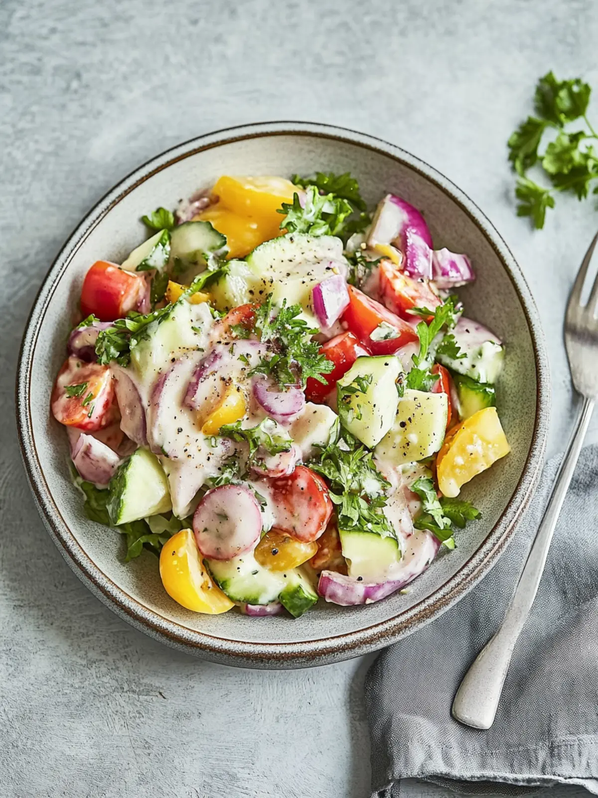 Hausgemachter Heringssalat – Schnell, lecker und nostalgisch 4 Heringssalat