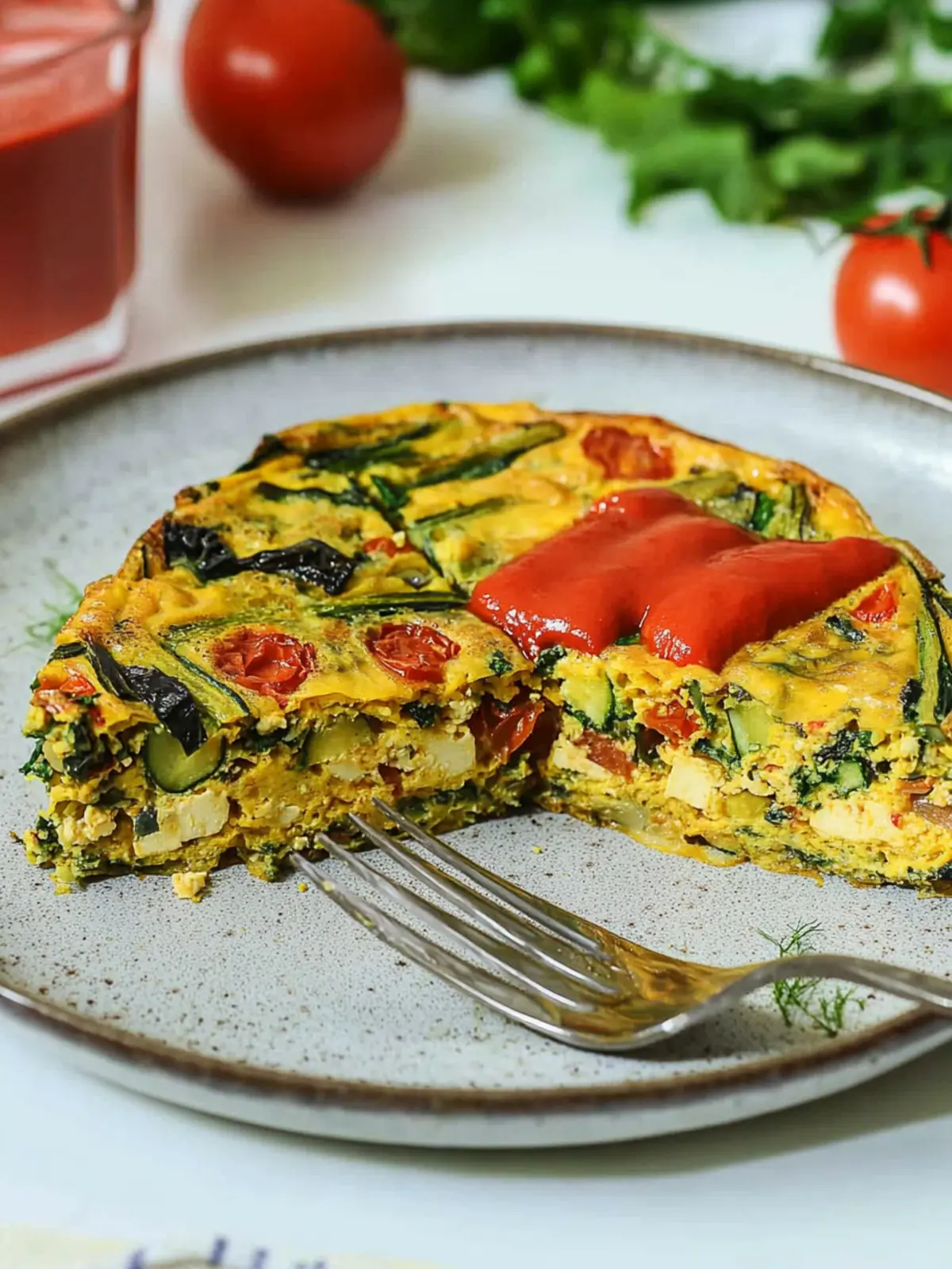 Veganer Tofu-Frittata: Gesund, Glutenfrei und Einfach Zubereitet 3 Veganer Tofu-Frittata (Glutenfrei, Ei-frei, Milchfrei)
