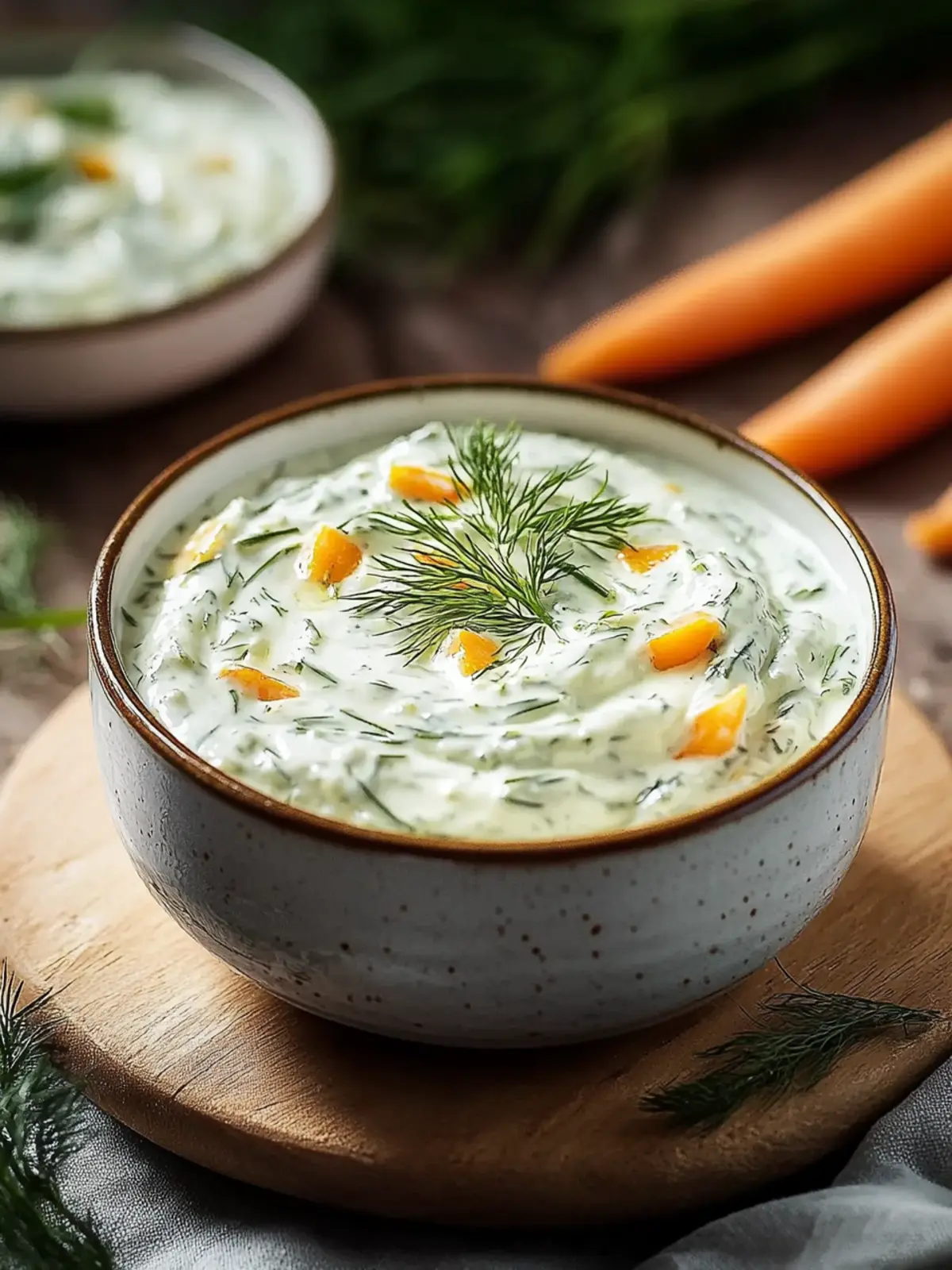 Cremiger Karotten-Dill-Dip für jeden Anlass genießen 5 Creamy Carrot Dill Dip for every occasion to enjoy