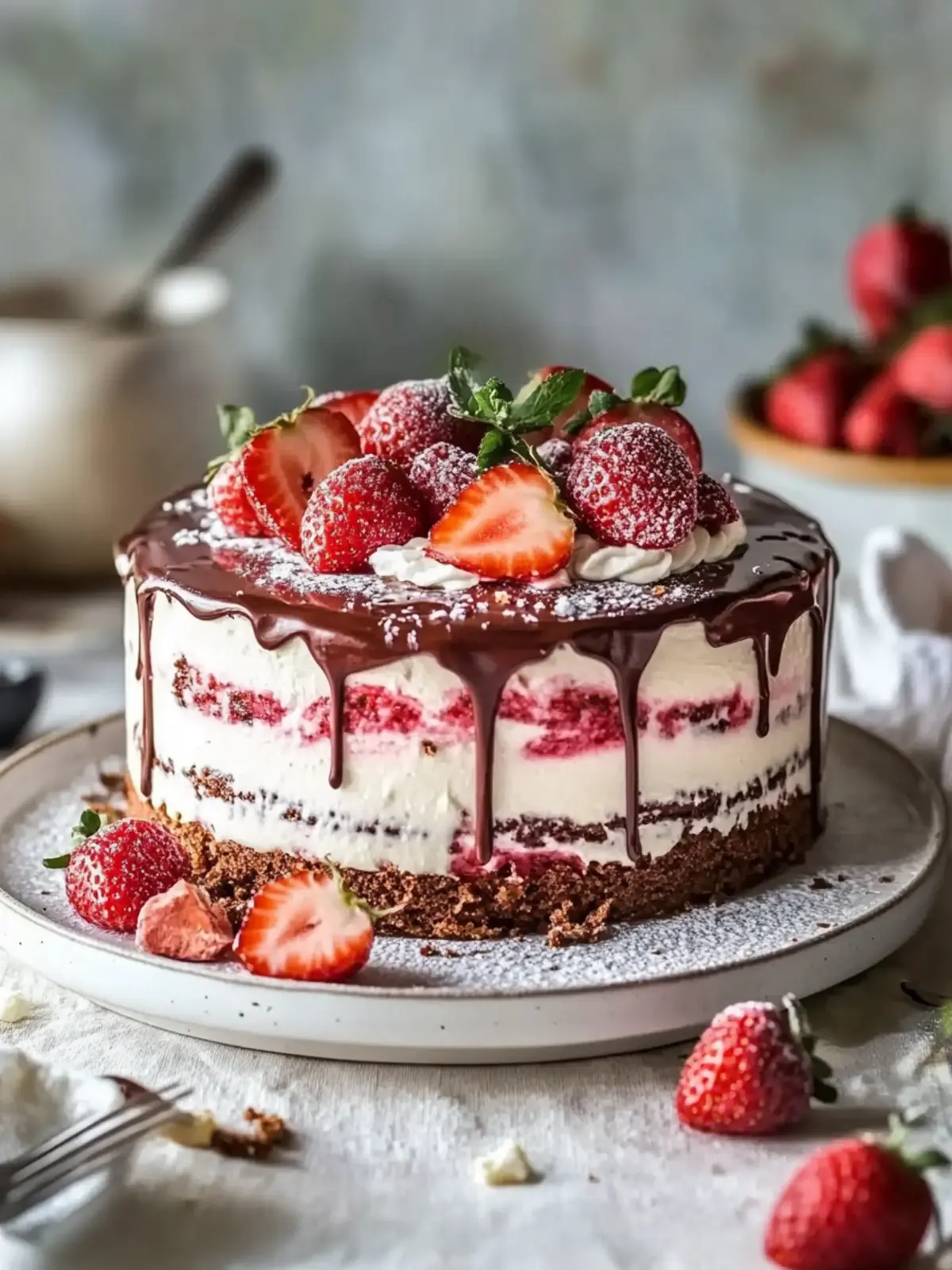 Yogurette Erdbeertorte – Beste Sommertorte mit Schoko & Erdbeeren! 2 Yogurette Erdbeertorte – Beste Sommertorte mit Schoko & Erdbeeren