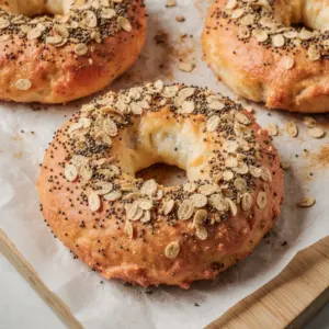 Hafer Bagels: Gesund und einfach selbstgemacht! 3 Hafer Bagels: Gesund und einfach selbstgemacht!