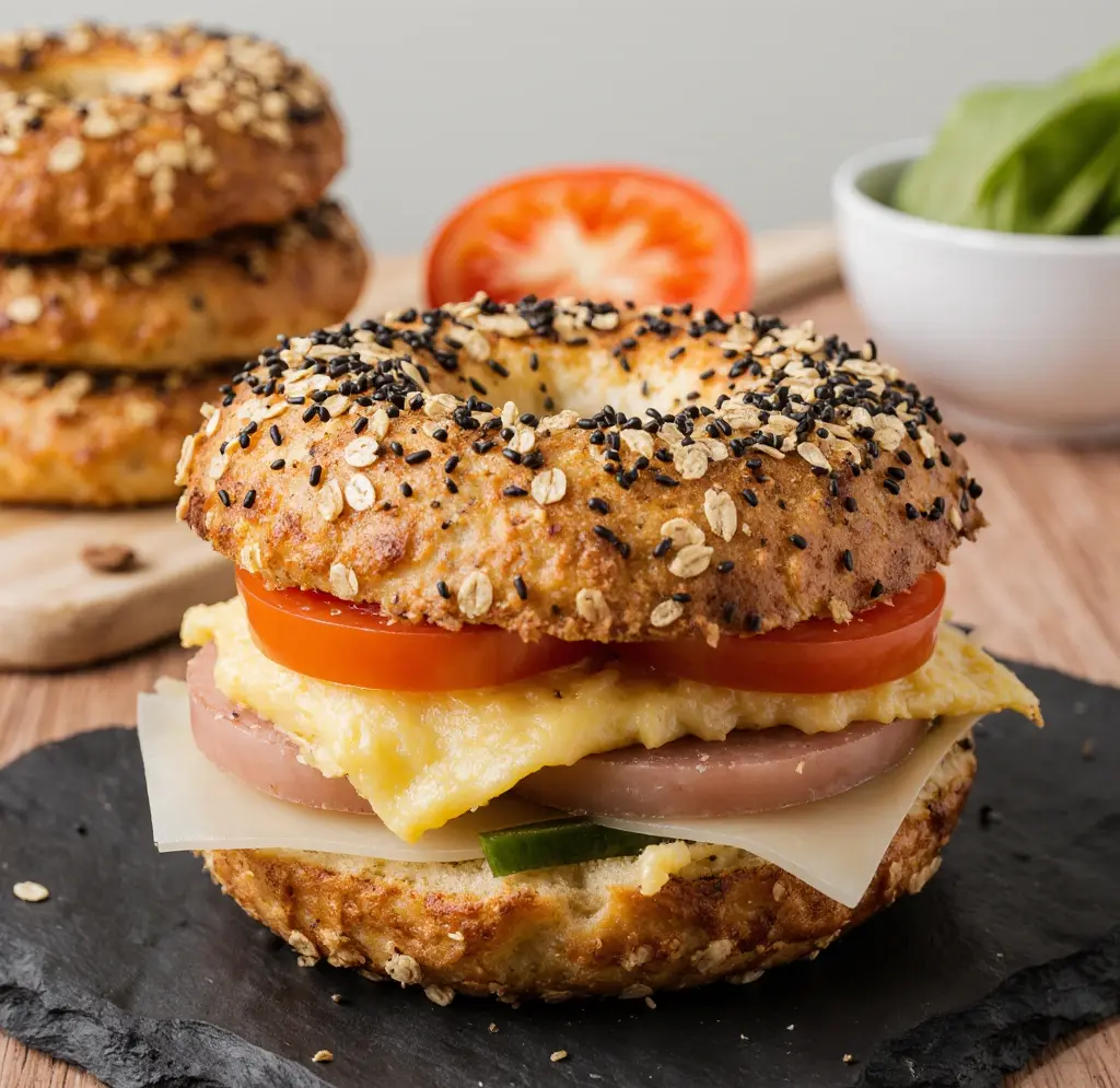 Hafer Bagels: Gesund und einfach selbstgemacht! 4 Hafer Bagels: Gesund und einfach selbstgemacht!