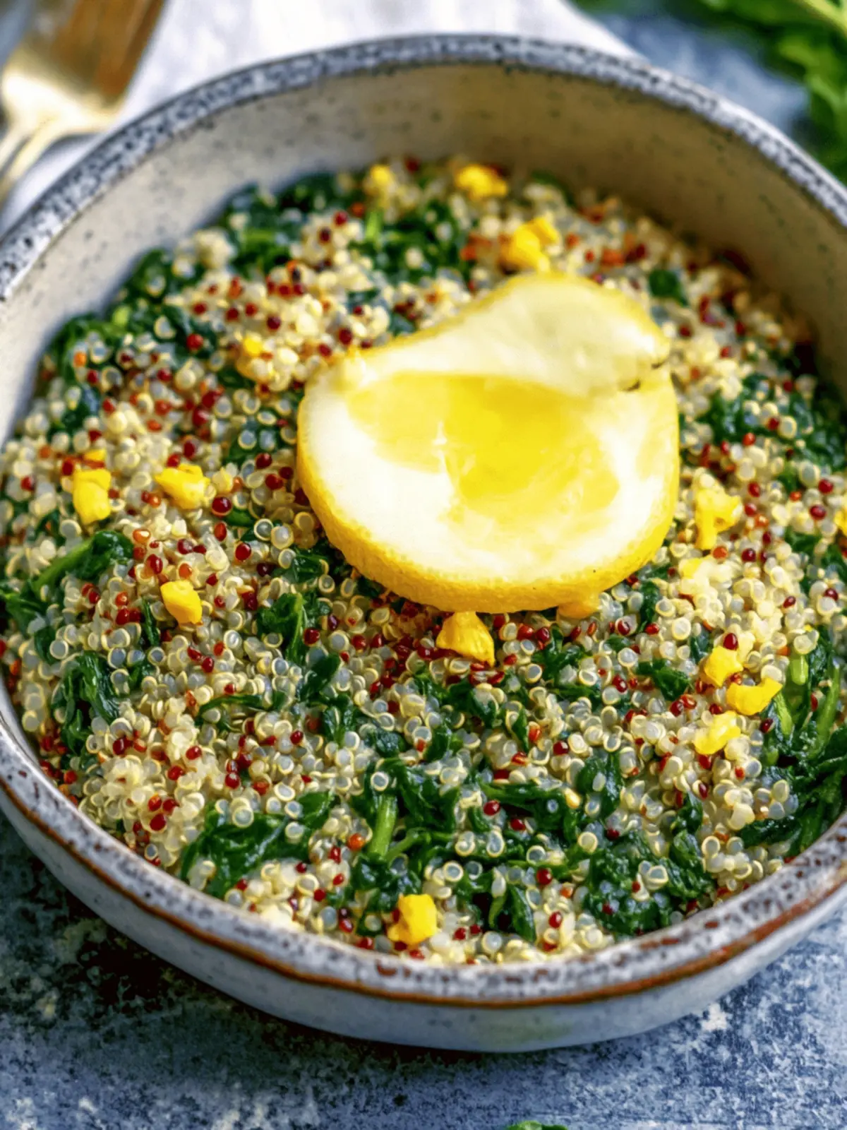 Quinoa & Linsen Spinat-Auflauf: Nährstoffreiche Blitzküche 2 Quinoa & Linsen Spinat-Auflauf