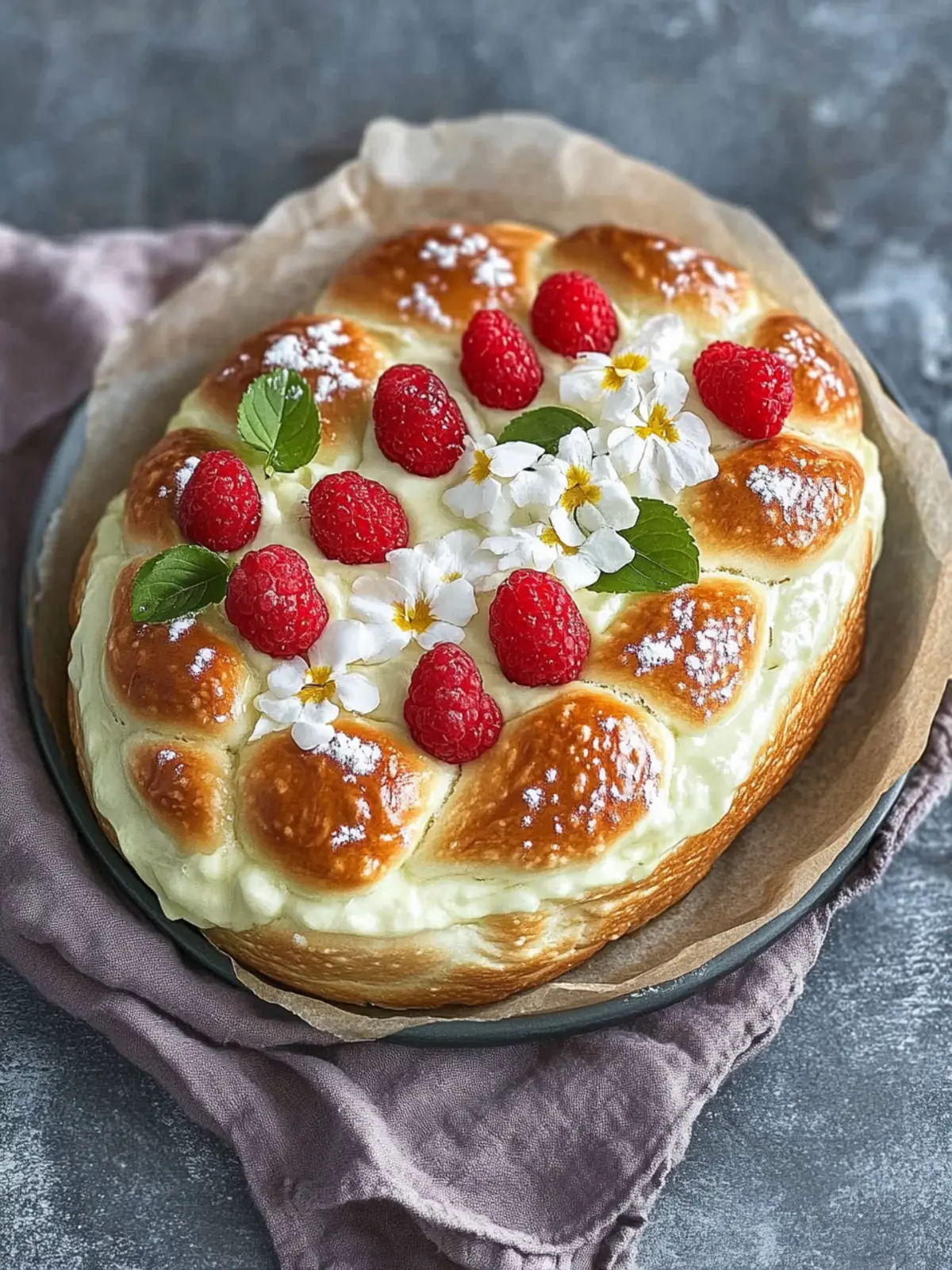 Osterzopf aus saftigem Quark-Öl-Teig für dein Festmahl 2 Osterzopf from juicy quark-oil dough