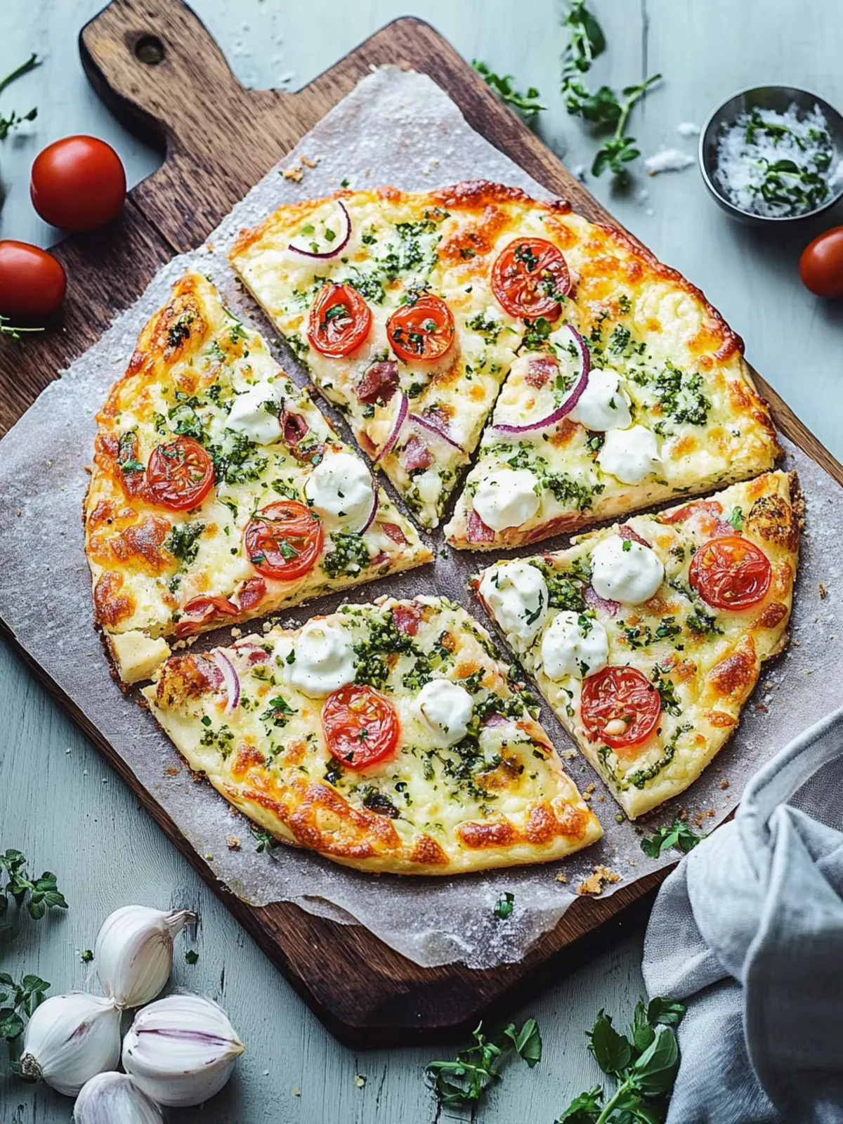 Low Carb Keto Flammkuchen – Schneller Genuss ohne Reue 3 Low Carb-Keto-Flammkuchen