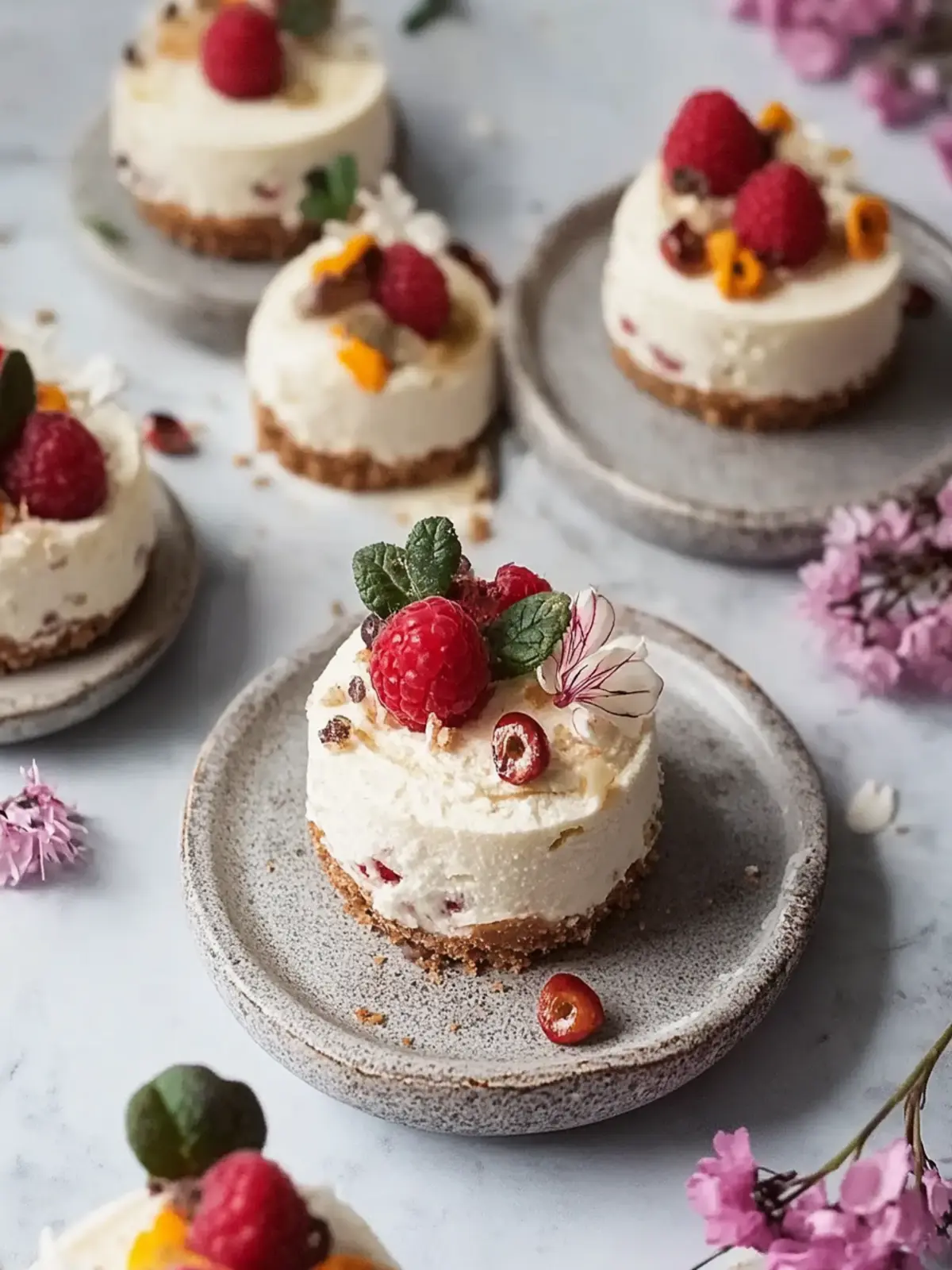Mini-Oster-Käsekuchen: Cremiger Genuss ohne Backen 4 Mini-Oster-Käsekuchen