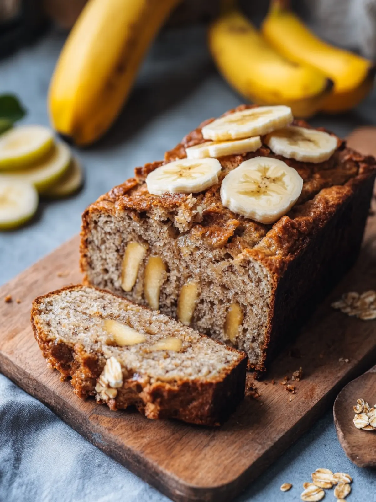Saftiges Bananenbrot mit Apfel – Gesund und einfach lecker 3 Bananenbrot mit Apfel