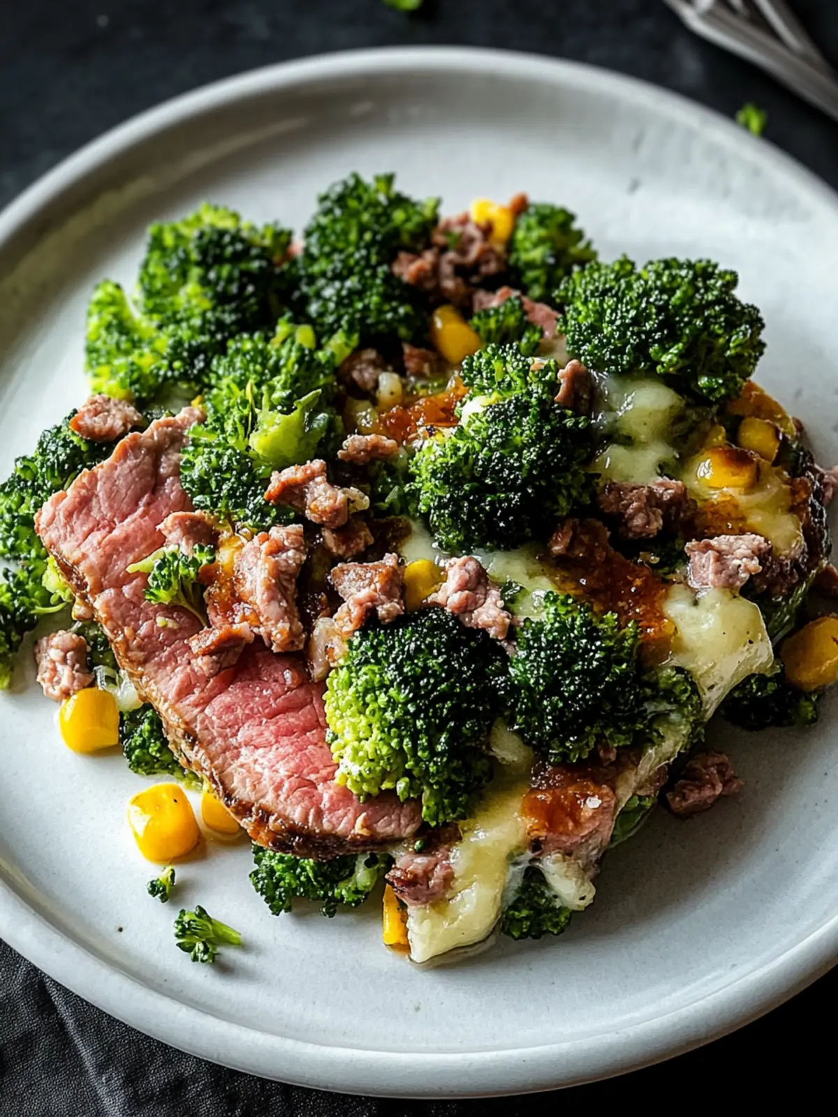 Gesunder Fitness Auflauf mit Brokkoli und Hackfleisch zum Wohlfühlen 4 Fitness Auflauf mit Brokkoli und Hackfleisch