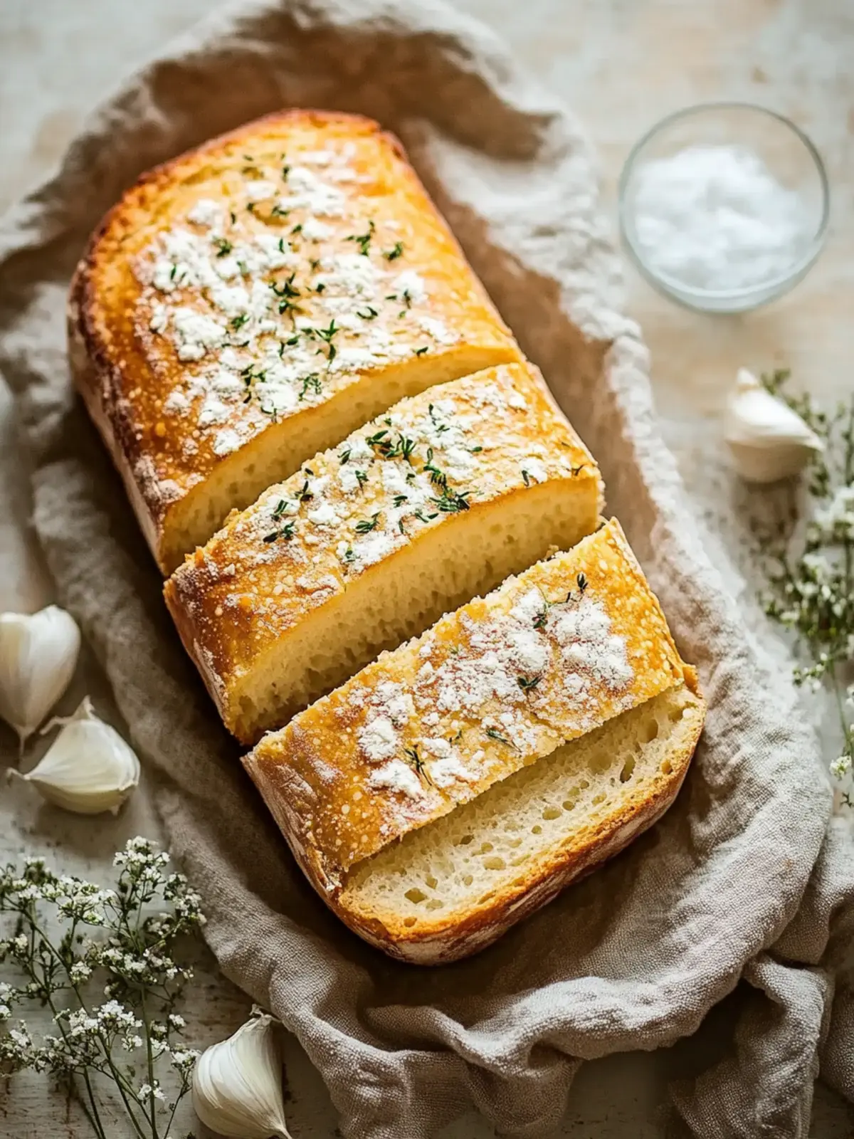 Hausgemachtes Knoblauchbrot: Einfaches Rezept für Genuss pur 3 Hausgemachtes Knoblauchbrot