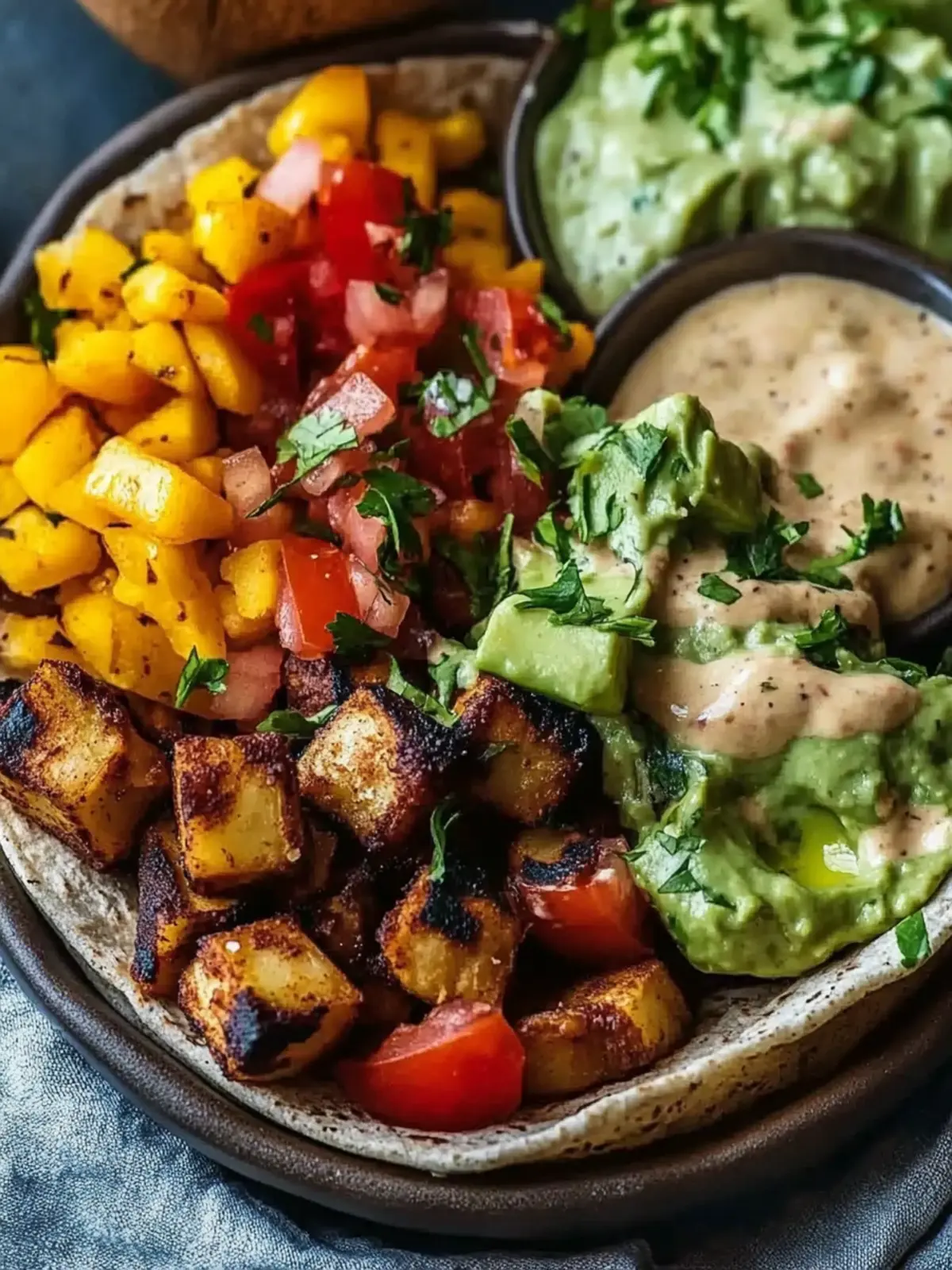 Süßkartoffel Burrito Schüssel: Gesund und Lecker für Jeden 3 Süßkartoffel Burrito Schüssel