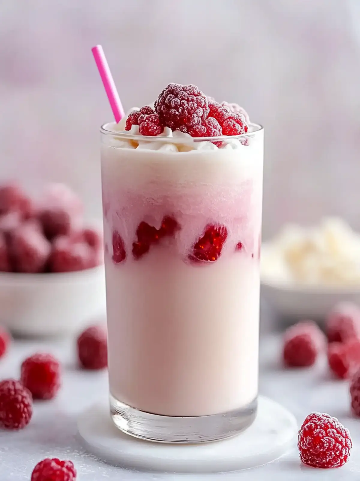 Erfrischender Vanille Himbeer Eiskaffee für deinen Sommer Genuss 2 Vanille Himbeer Eiskaffee