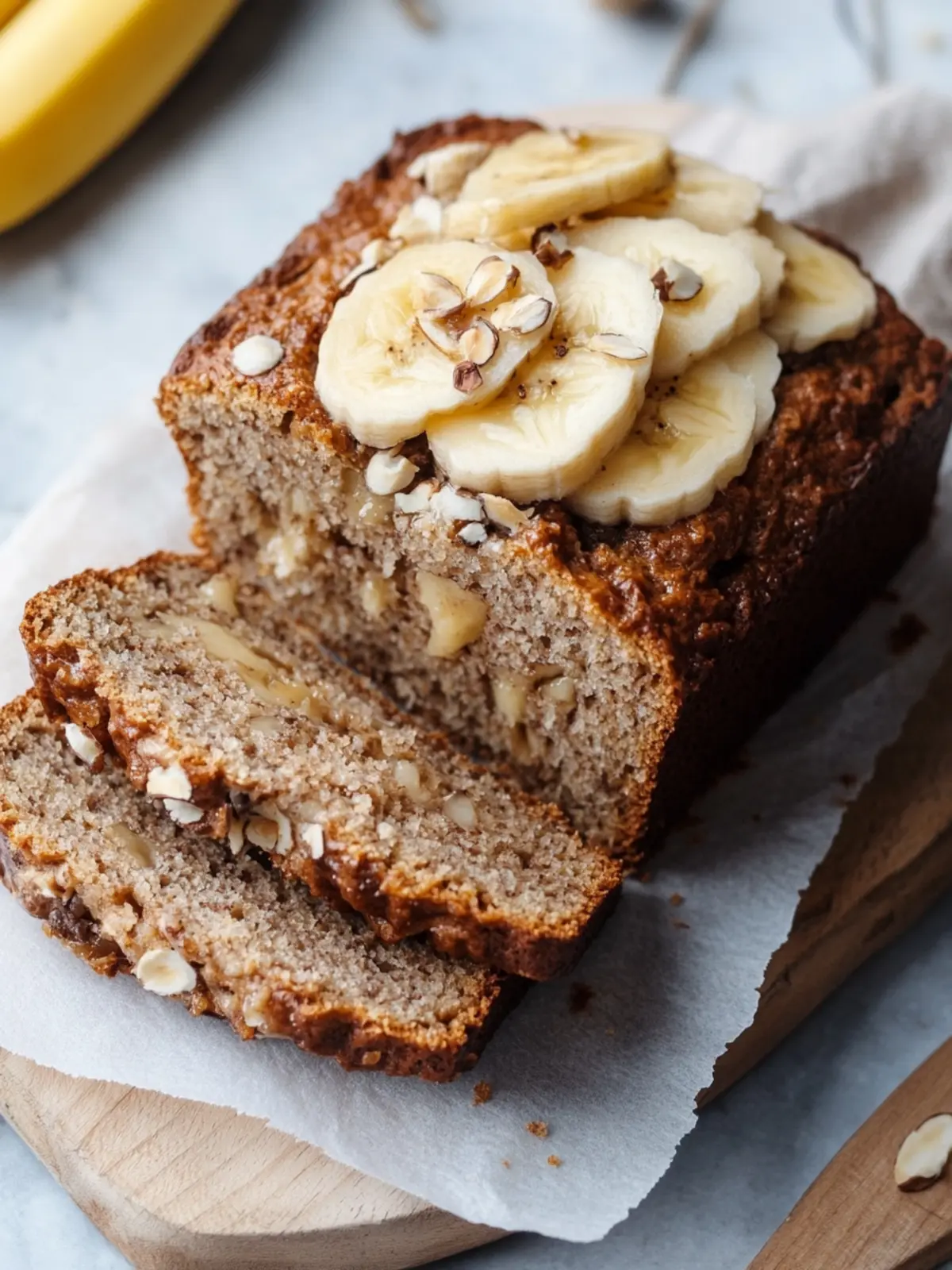 Saftiges Bananenbrot mit Apfel – Gesund und einfach lecker 4 Bananenbrot mit Apfel