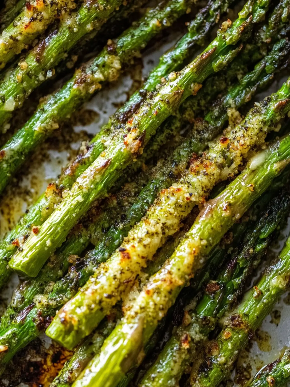 Knuspriger Parmesan Spargel aus dem Ofen – Gesund genießen! 4 Crispy Parmesan Asparagus from the oven