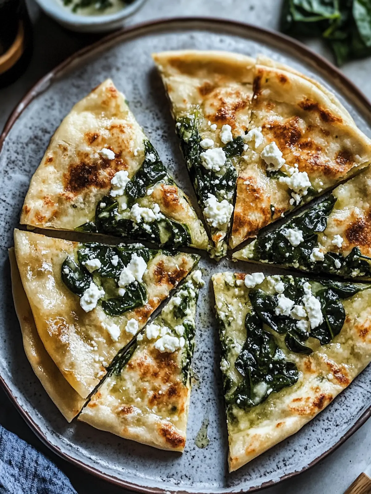 Gözleme - Teigfladen mit Spinat und Feta für jeden Anlass 5 Gözleme - Teigfladen mit Spinat und Feta