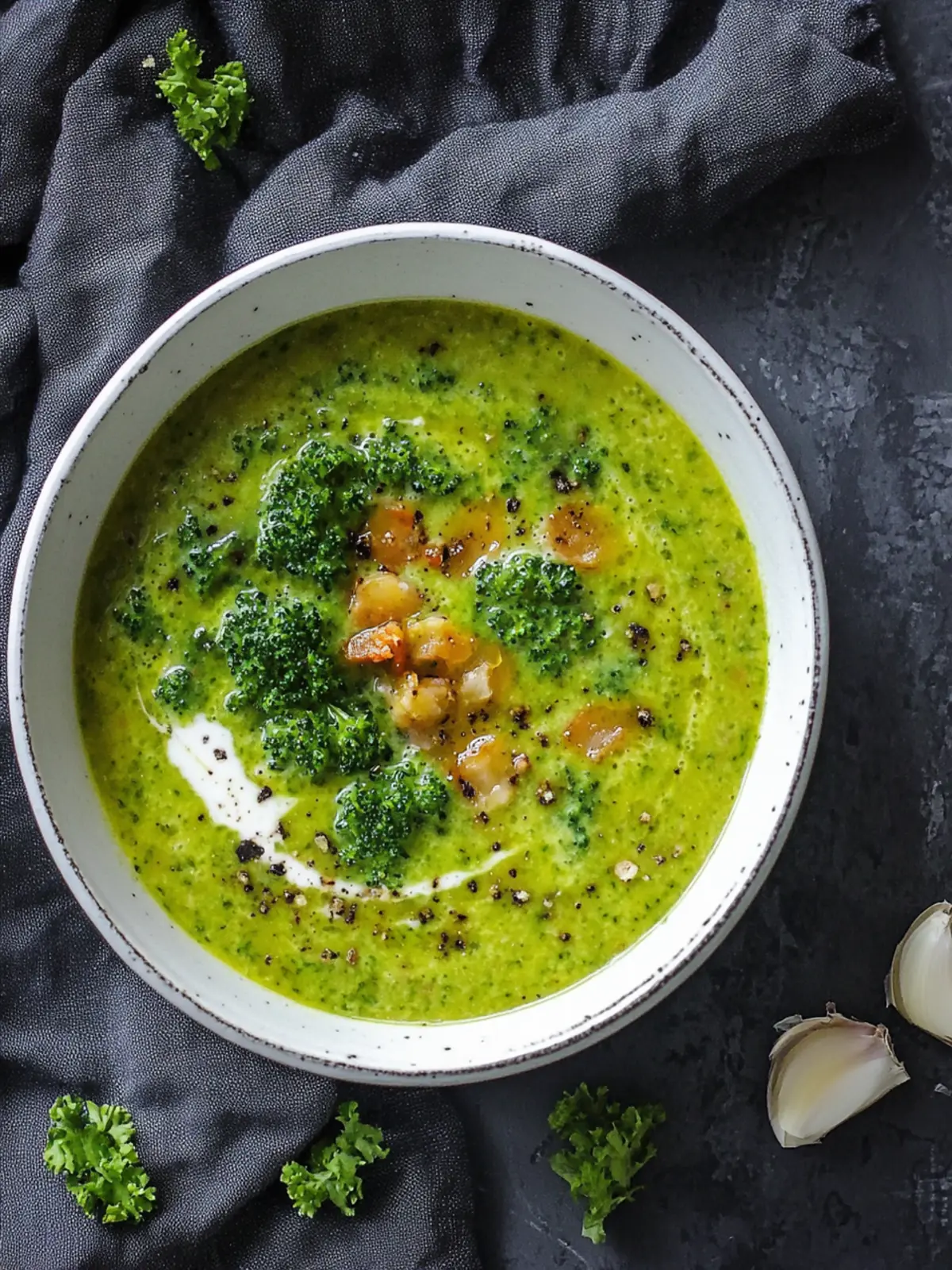 Leckere Brokkoli-Lauch-Suppe mit Kurkuma für deine Gesundheit 5 Brokkoli-Lauch-Suppe mit Kurkuma