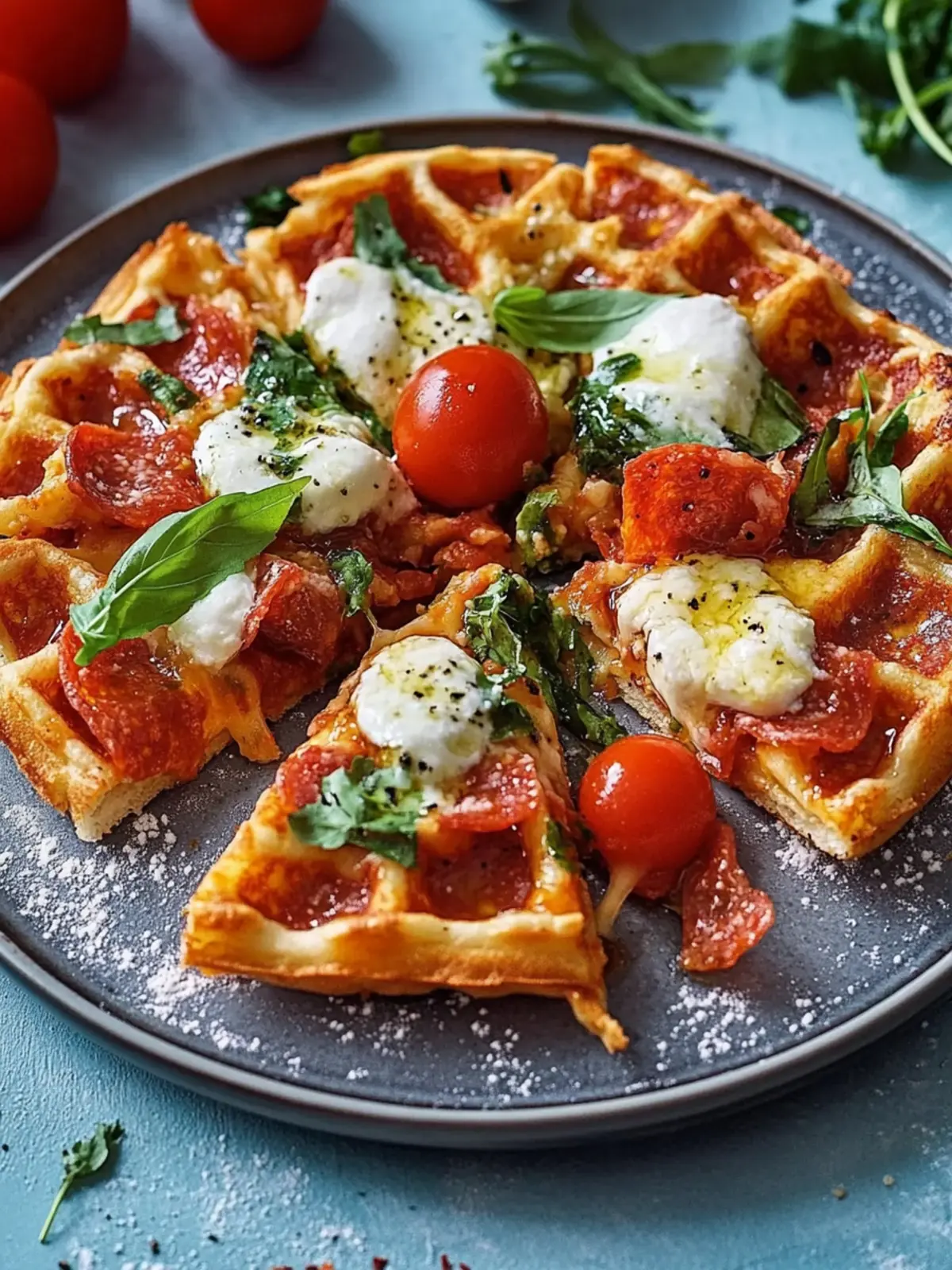 Pizzawaffeln für Abendessen: Schnell & Lecker für jeden! 4 Pizzawaffeln für Abendessen