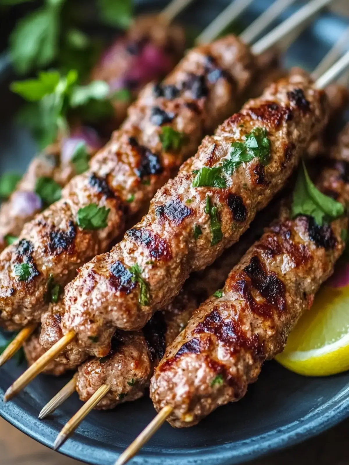 Saftige Grillspieße aus Hackfleisch für unvergessliche BBQs 5 Juicy minced meat skewers from the grill