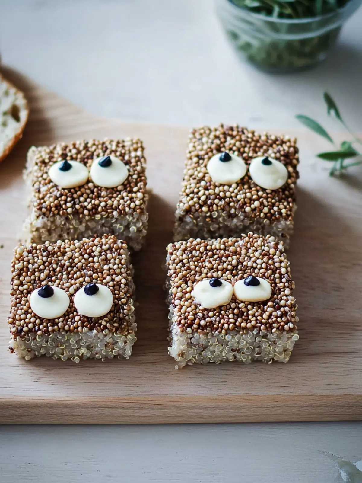 Lustige Quinoa-Riegel für die Brotdose – Gesund & Spaßig! 5 Kinderessen // Lustige Quinoa-Riegel für die Brotdose