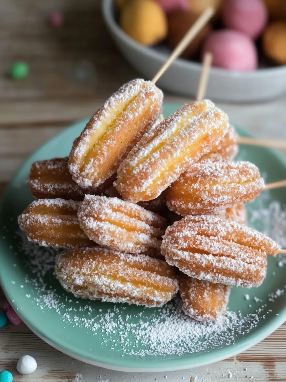 Schmackhafte Churro-Oster-Ei-Pops für fröhliche Feiertage 3 Churro-Oster-Ei-Pops