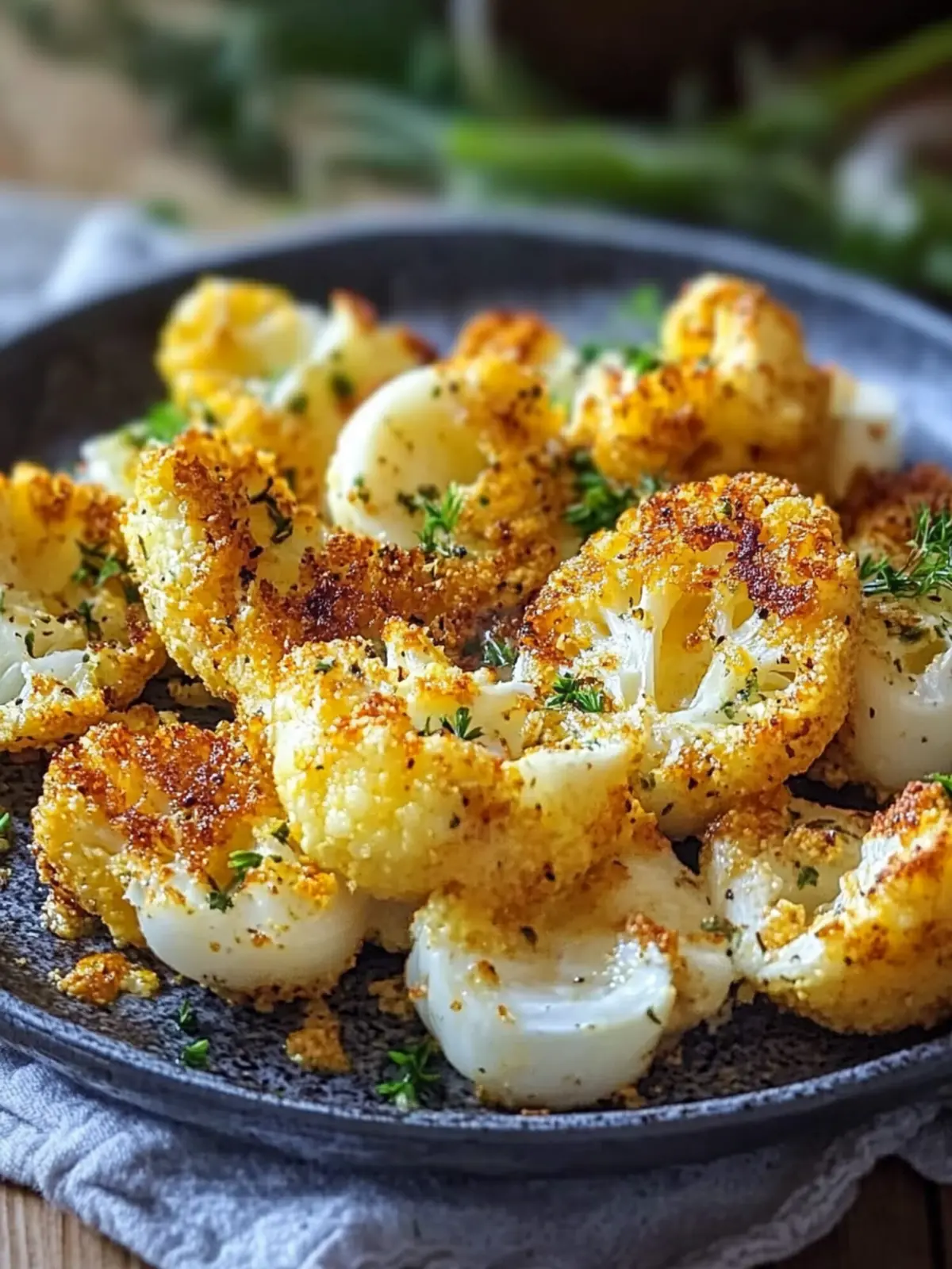 Knuspriger Panierter Blumenkohl aus Backofen oder Airfryer 2 Panierter Blumenkohl aus Backofen oder Airfryer