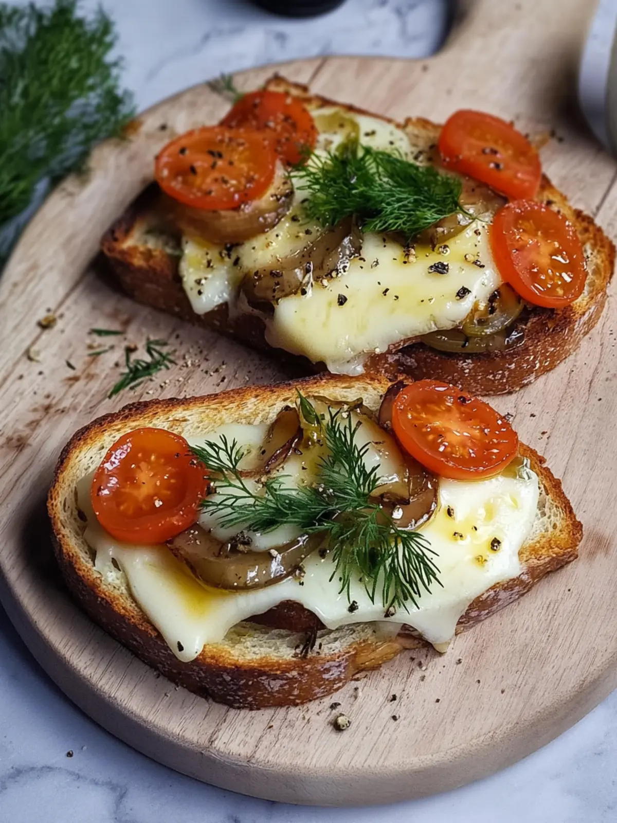 Doppelter Käse Pilz Toast – Käseliebe trifft auf Umami-Genuss 2 Doppelter Käse Pilz Toast
