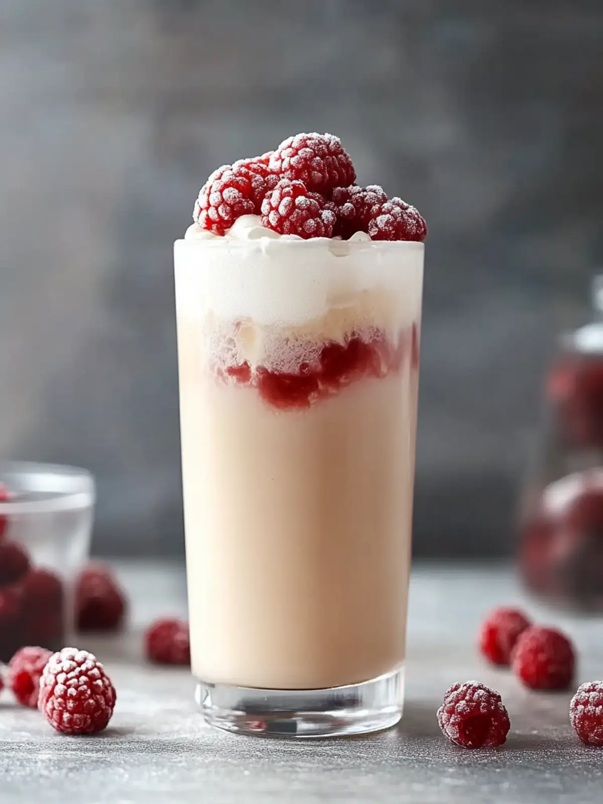 Erfrischender Vanille Himbeer Eiskaffee für heiße Sommertage 3 Vanille Himbeer Eiskaffee